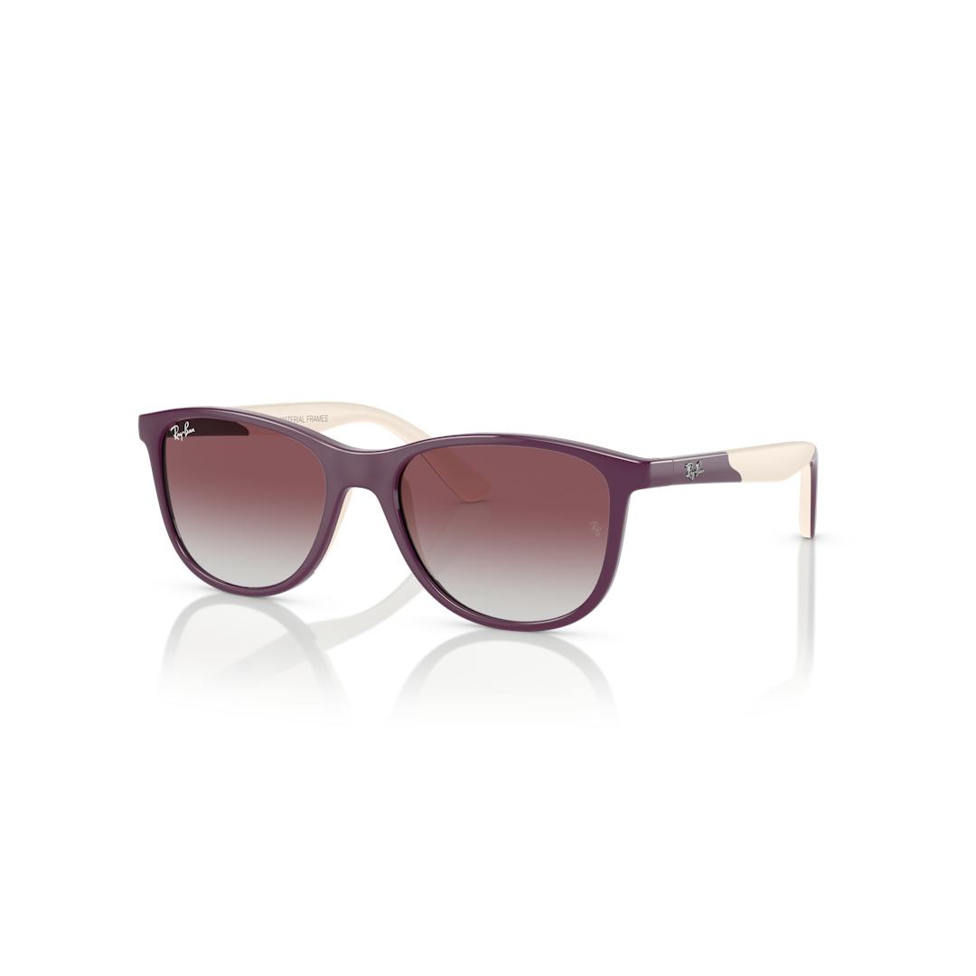 Ray-Ban RJ9077S Lunettes de Soleil Enfant - Carrée Violet Marron