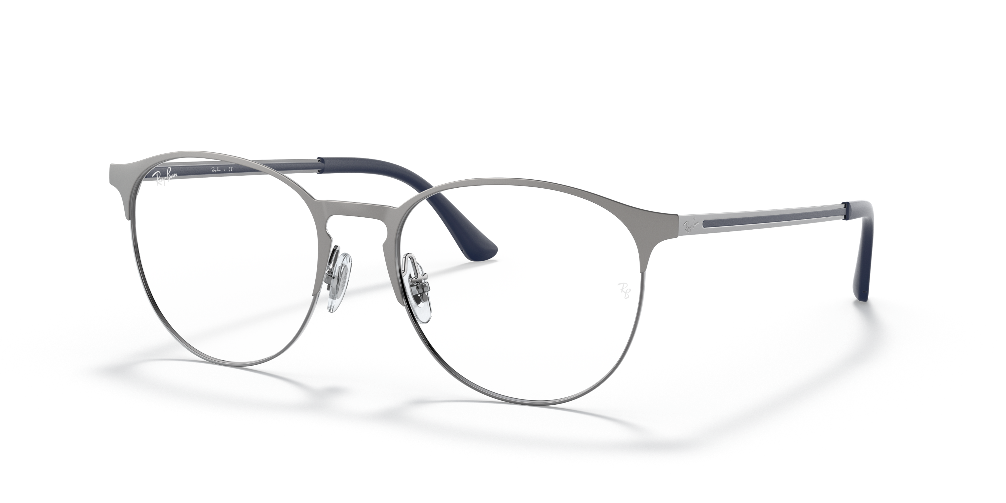 Angle_Left01 Ray-Ban RX 6375 (3135) Glasses Transparent / Grey