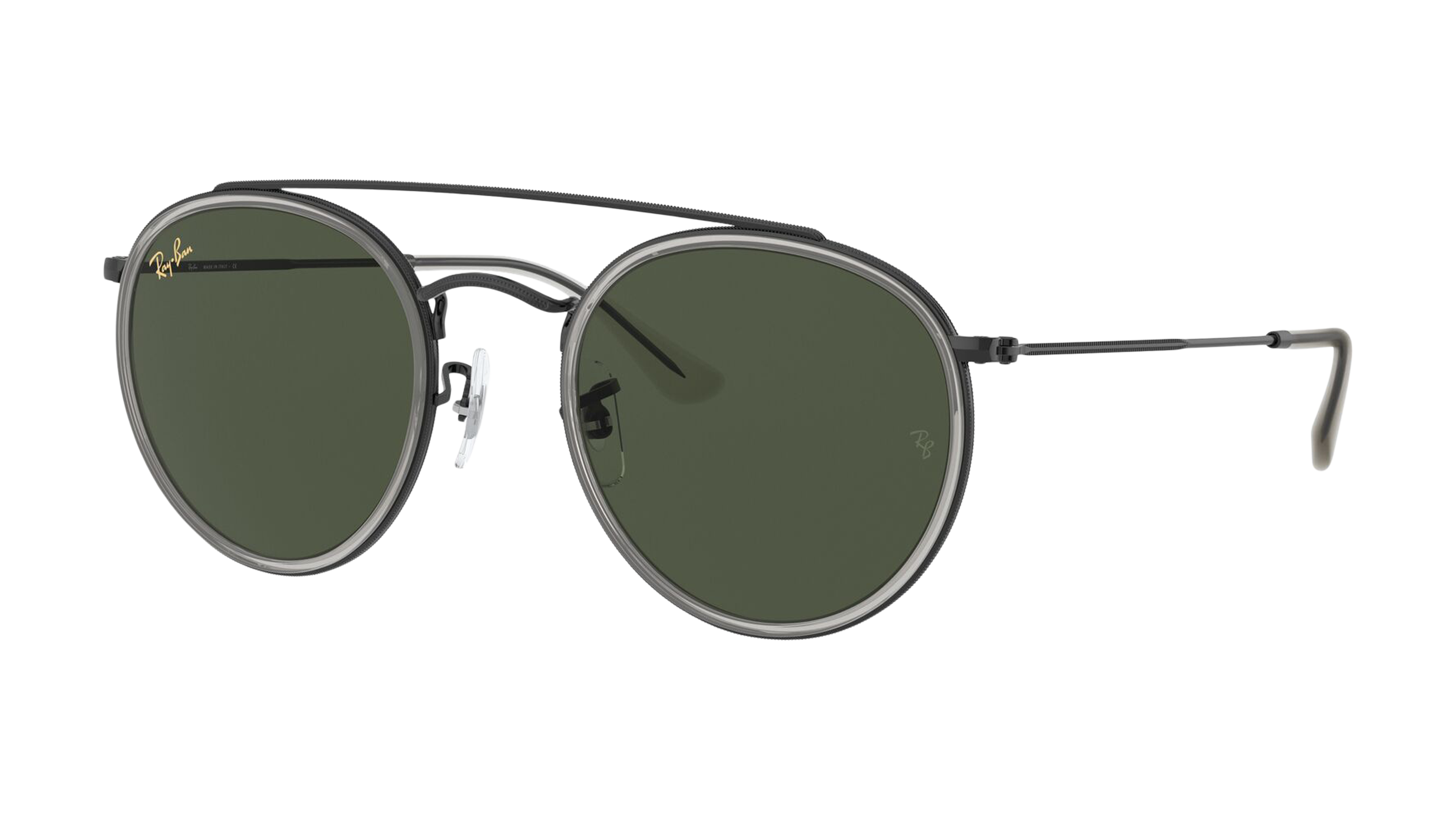 [products.image.angle_left01] Ray-Ban Round Double Bridge Legend Gold RB3647N 921231