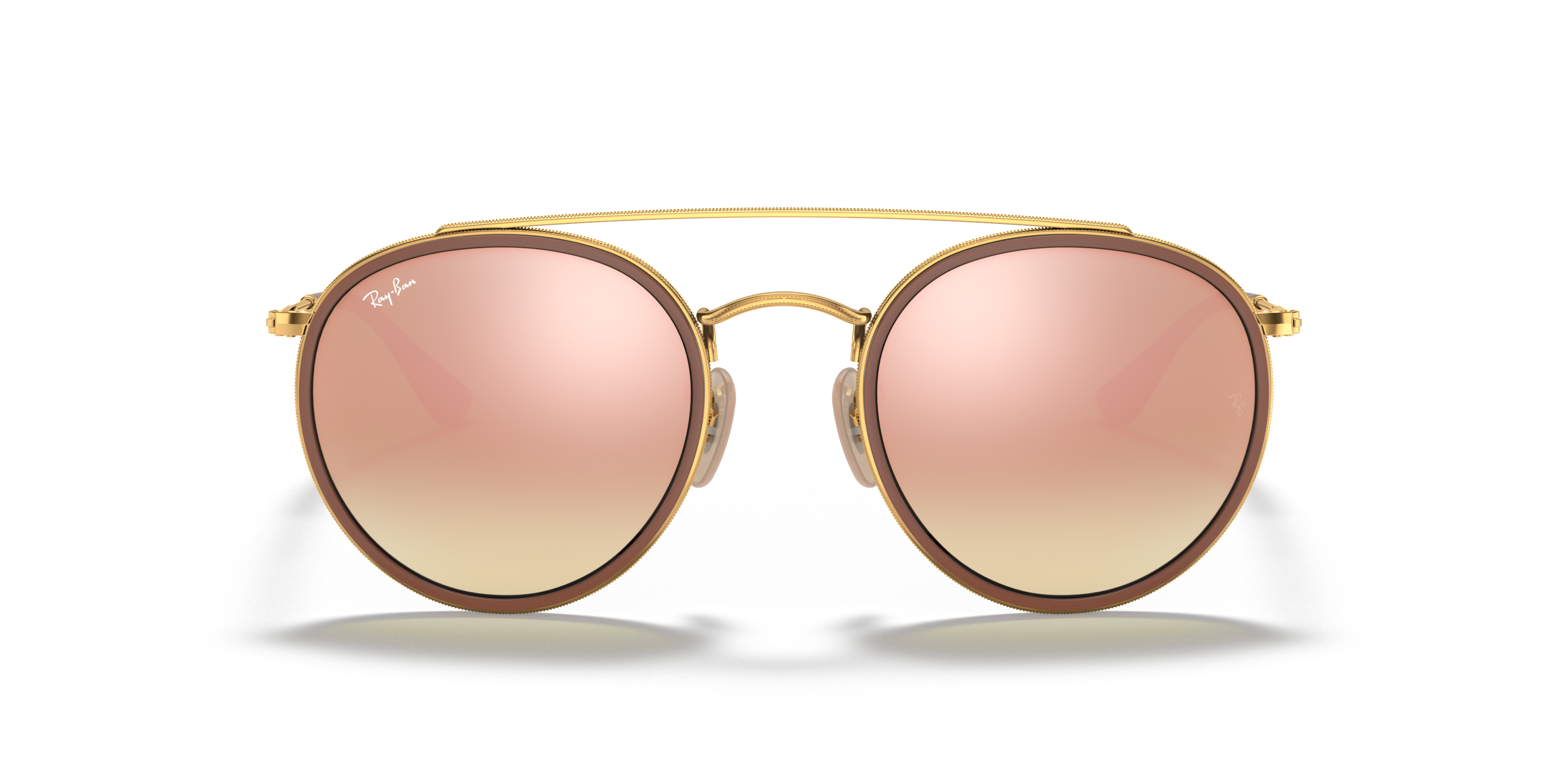 Front Ray-Ban RB 3647N (001/7O) Sunglasses Pink / Gold