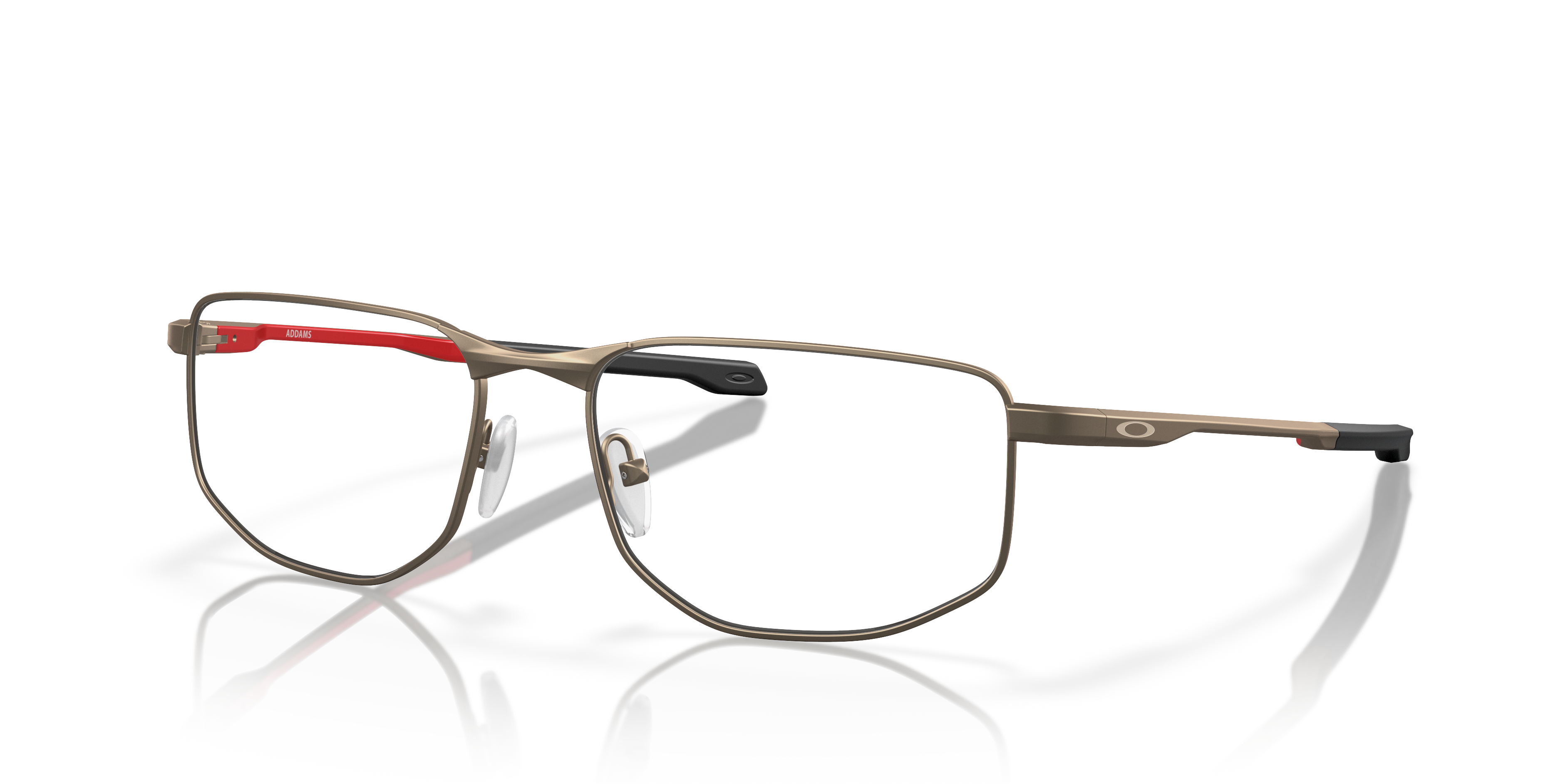 Angle_Left01 Oakley Addams OX 3012 Glasses Transparent / Grey