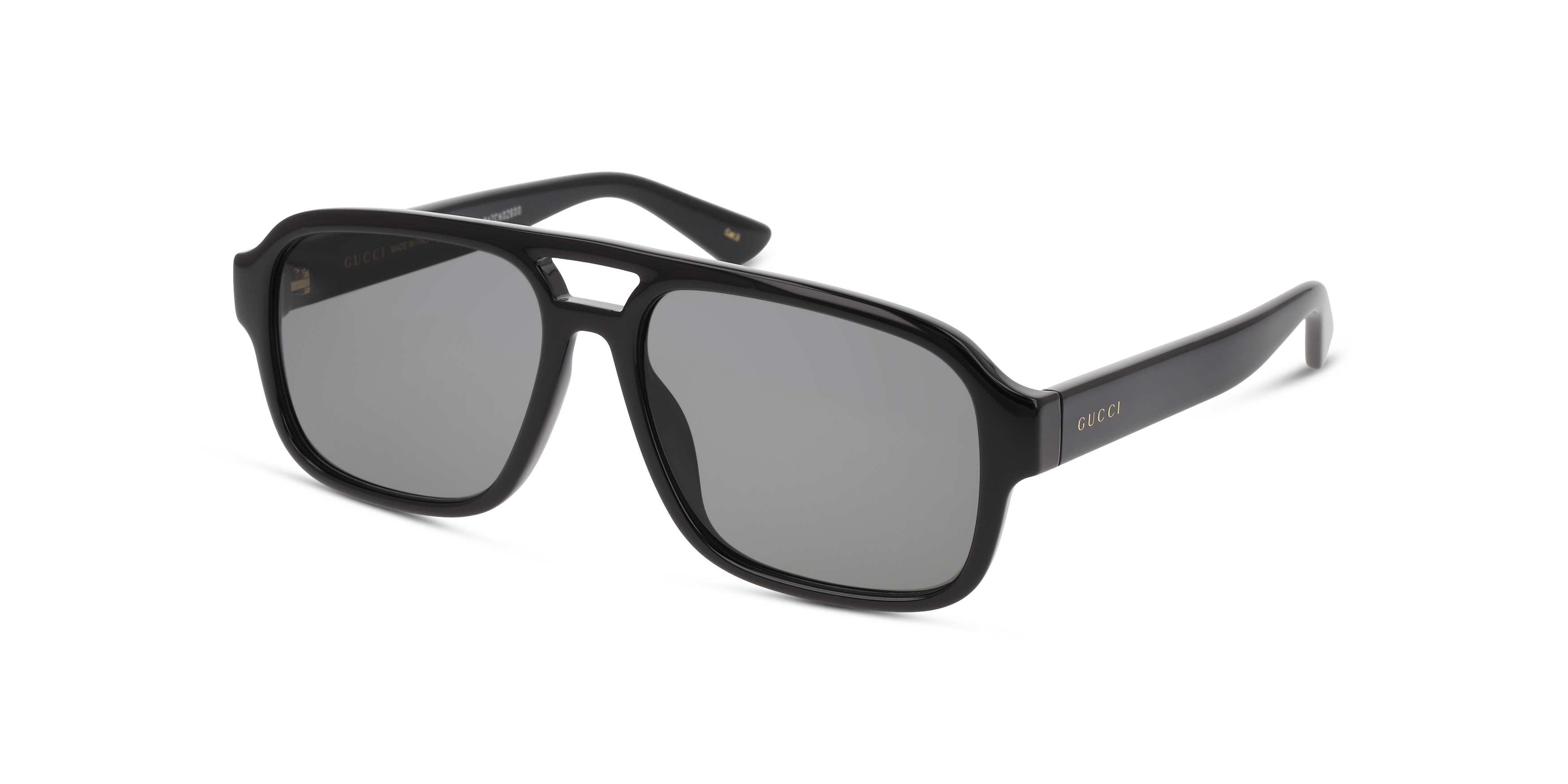 Angle_Left01 Gucci GG 1342S (001) Sunglasses Grey / Black