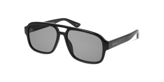 Gucci GG 1342S (001) Sunglasses Grey / Black
