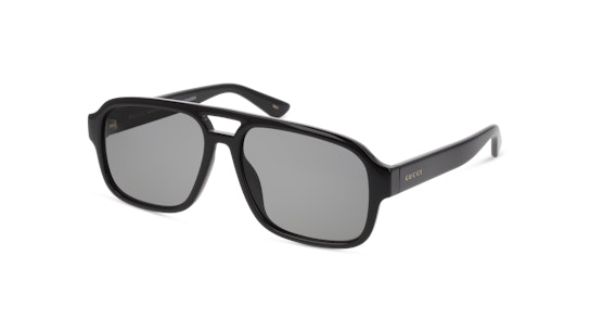Gucci GG 1342S (001) Sunglasses Grey / Black