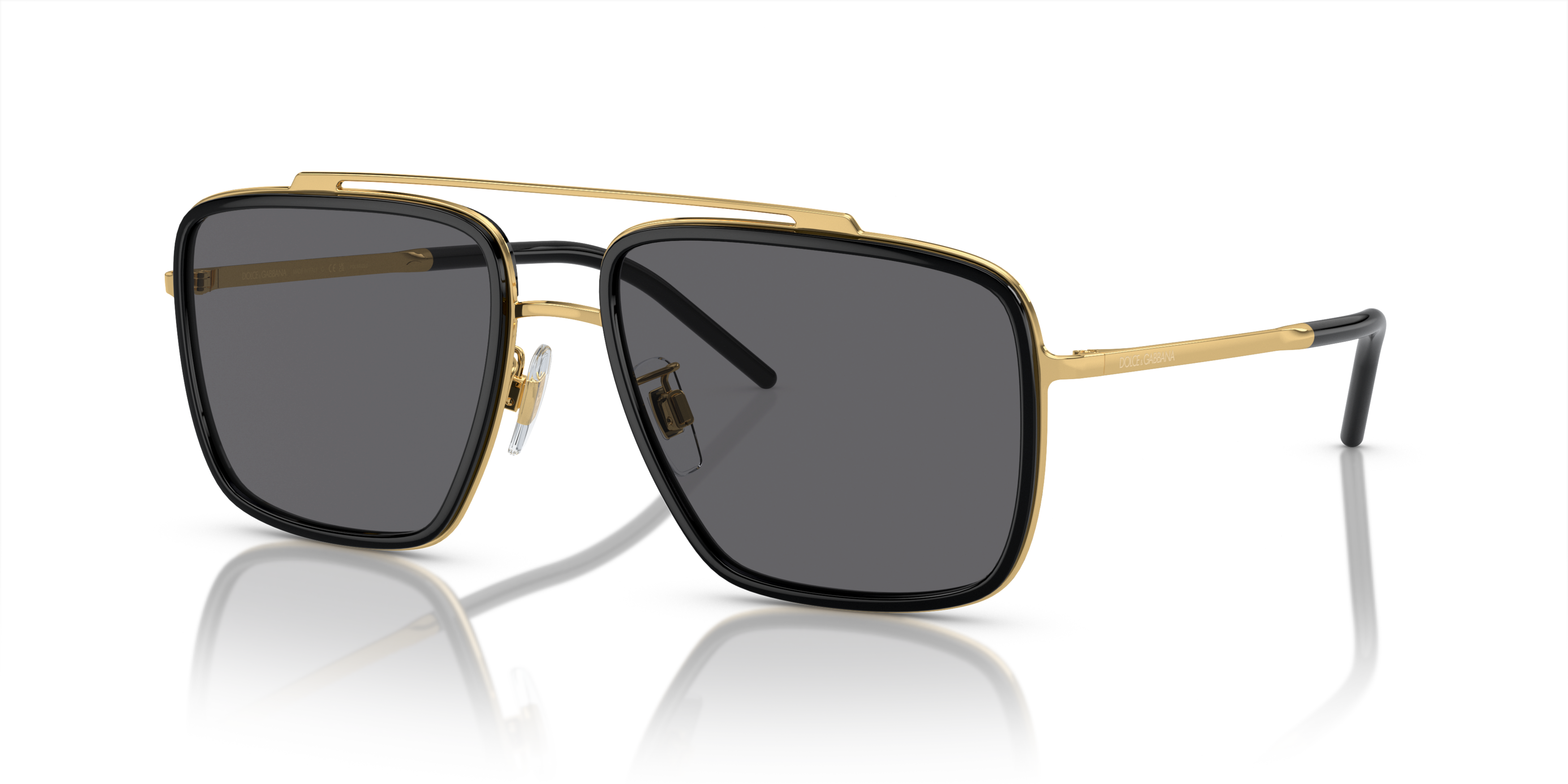 Angle_Left01 Dolce & Gabbana DG 2220 (29618) Sunglasses Grey / Black
