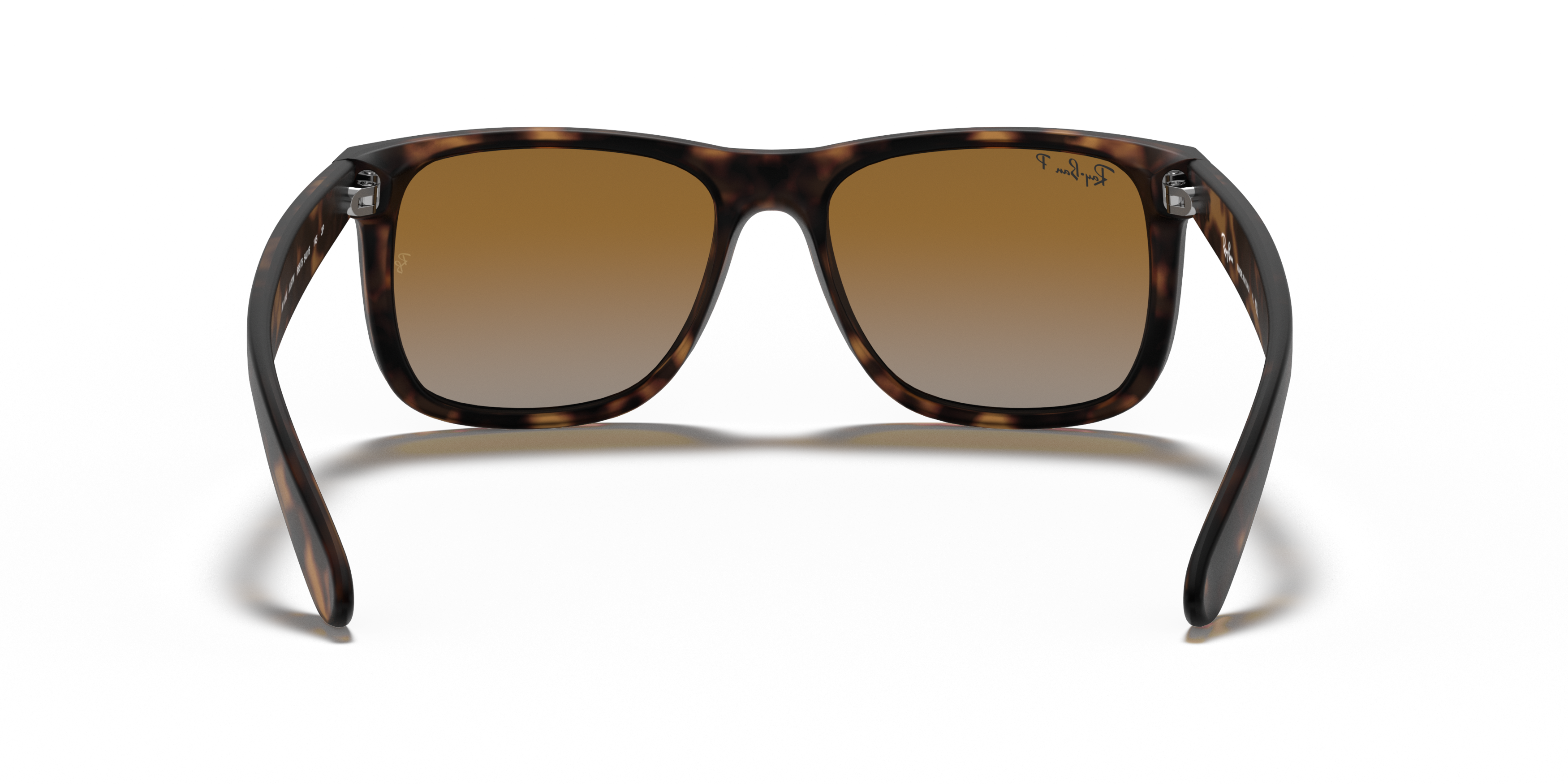Detail02 Ray-Ban Justin RB 4165 (865/T5) Sunglasses Brown / Tortoise Shell