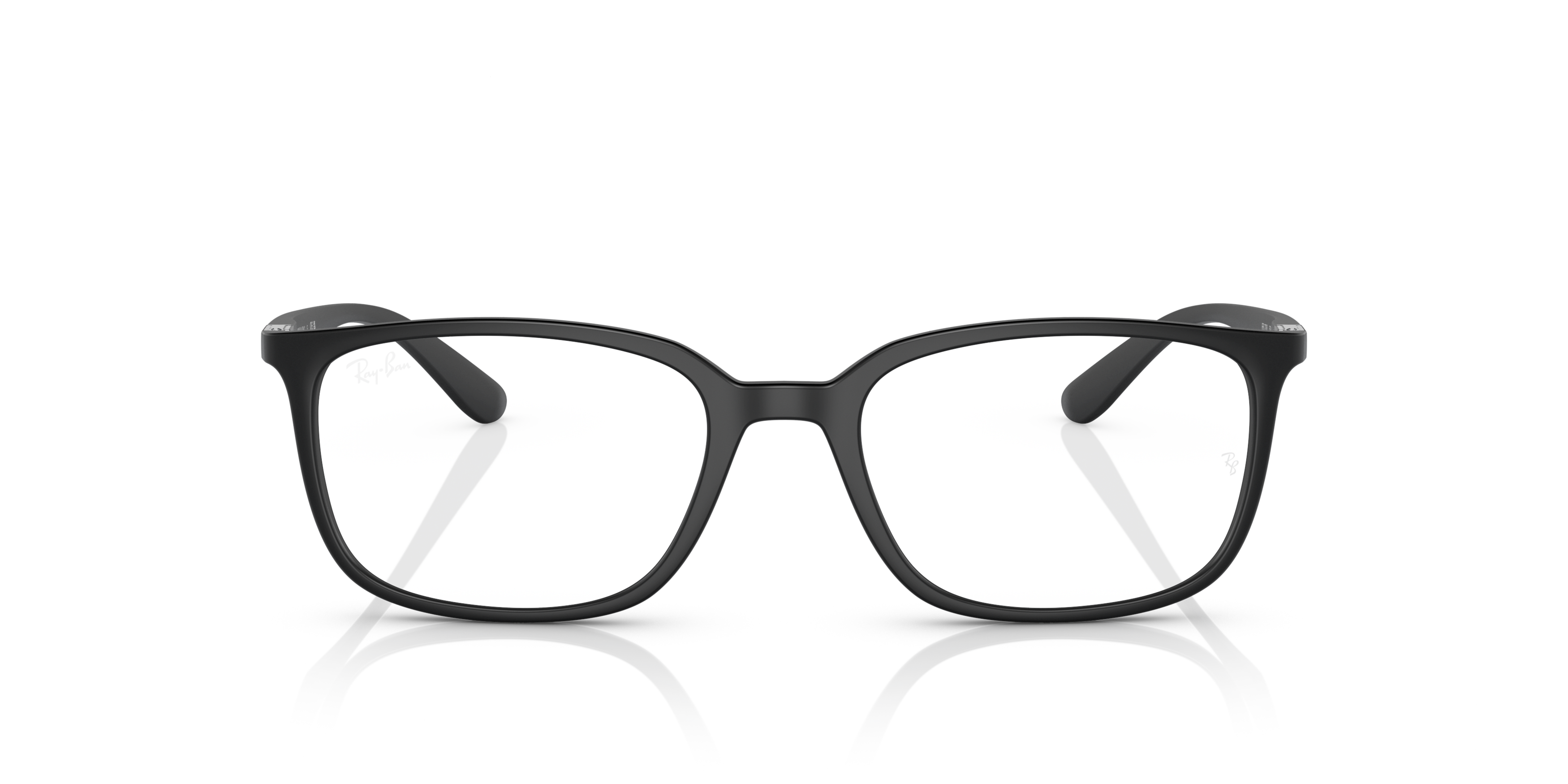 Front Ray-Ban RX 7208 Glasses Transparent / Black