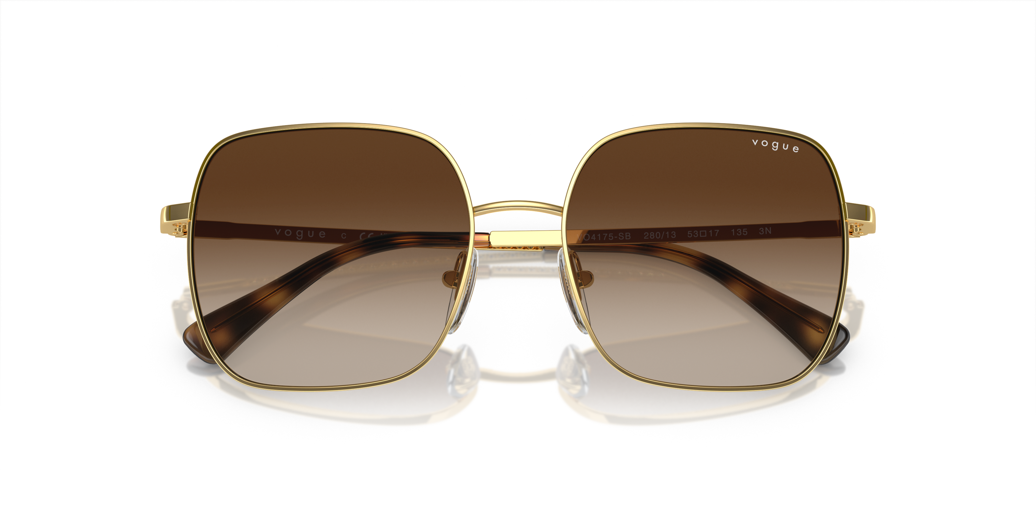 Folded Vogue VO 4175SB Sunglasses Brown / Gold
