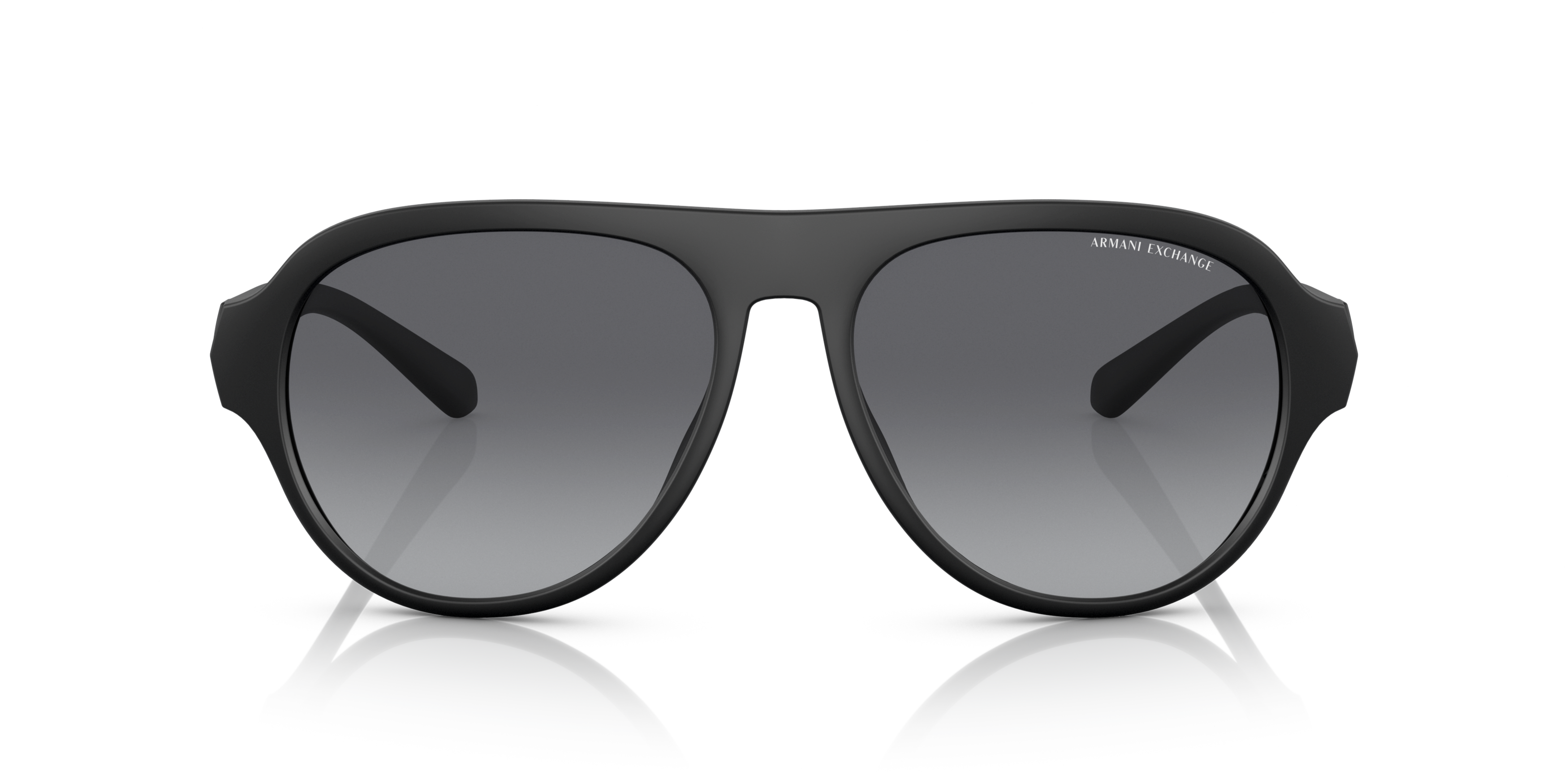 Front Armani Exchange AX 4126SU Sunglasses Grey / Black