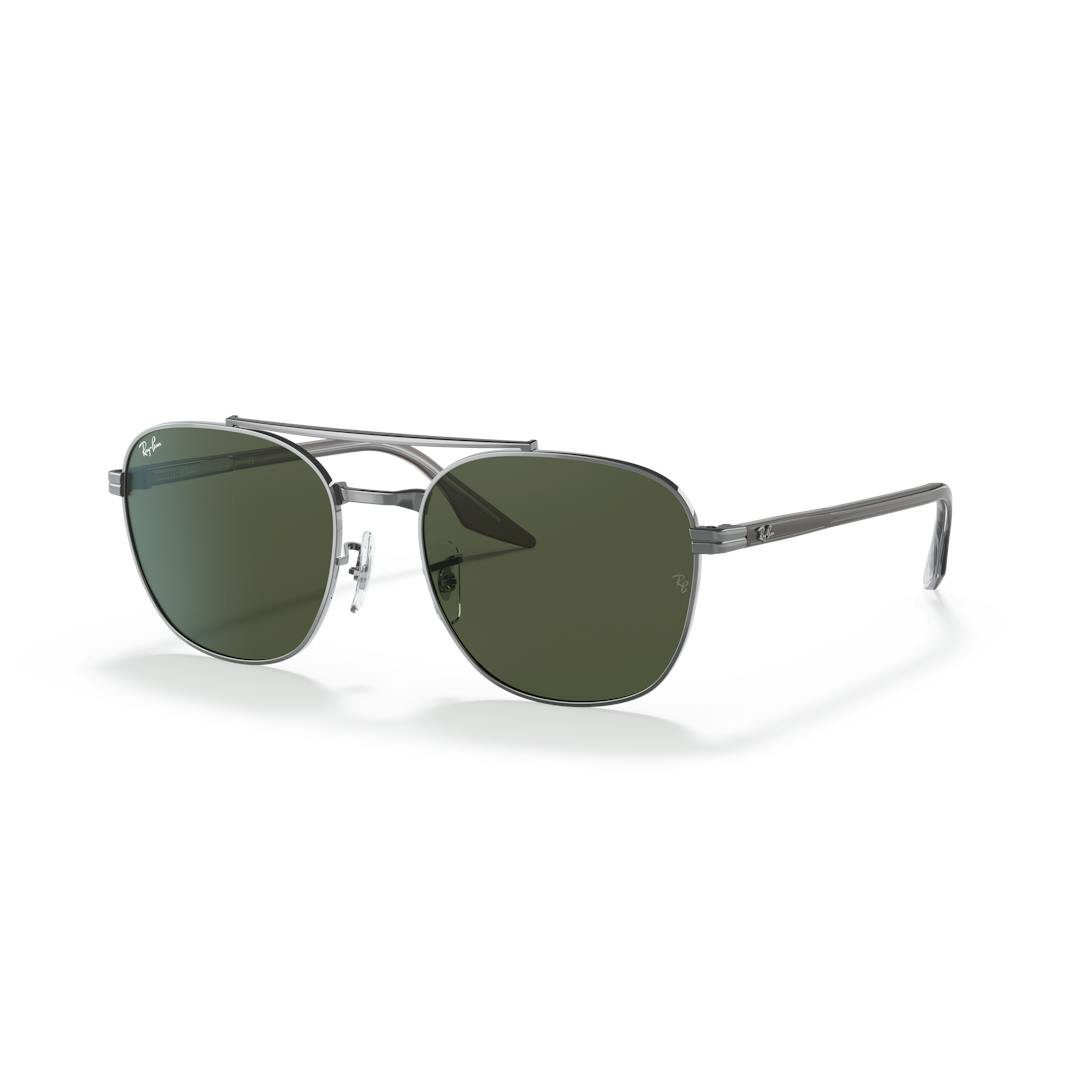 Ray-Ban RB3688 Lunettes de Soleil - Carrée Gris - Possibilité de verres correcteurs - Adaptable à la