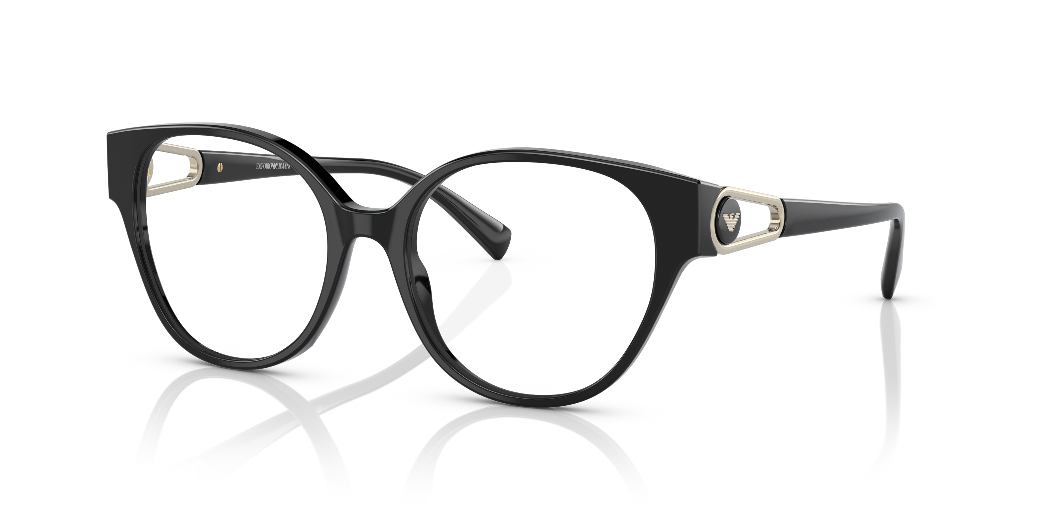 Angle_Left01 Emporio Armani EA 3211 (5017) Glasses Transparent / Black