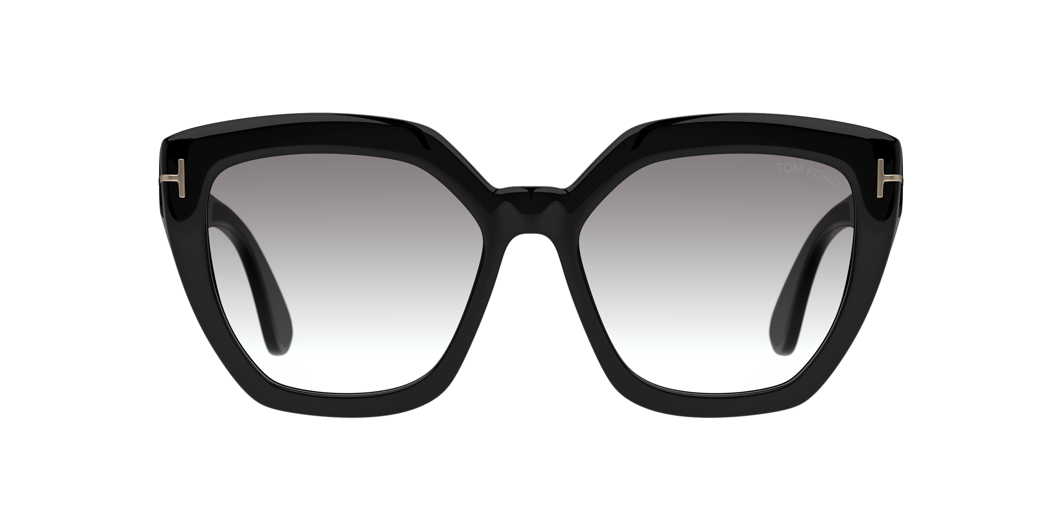 Front Tom Ford Phoebe FT0939 (01B) Sunglasses Grey / Black