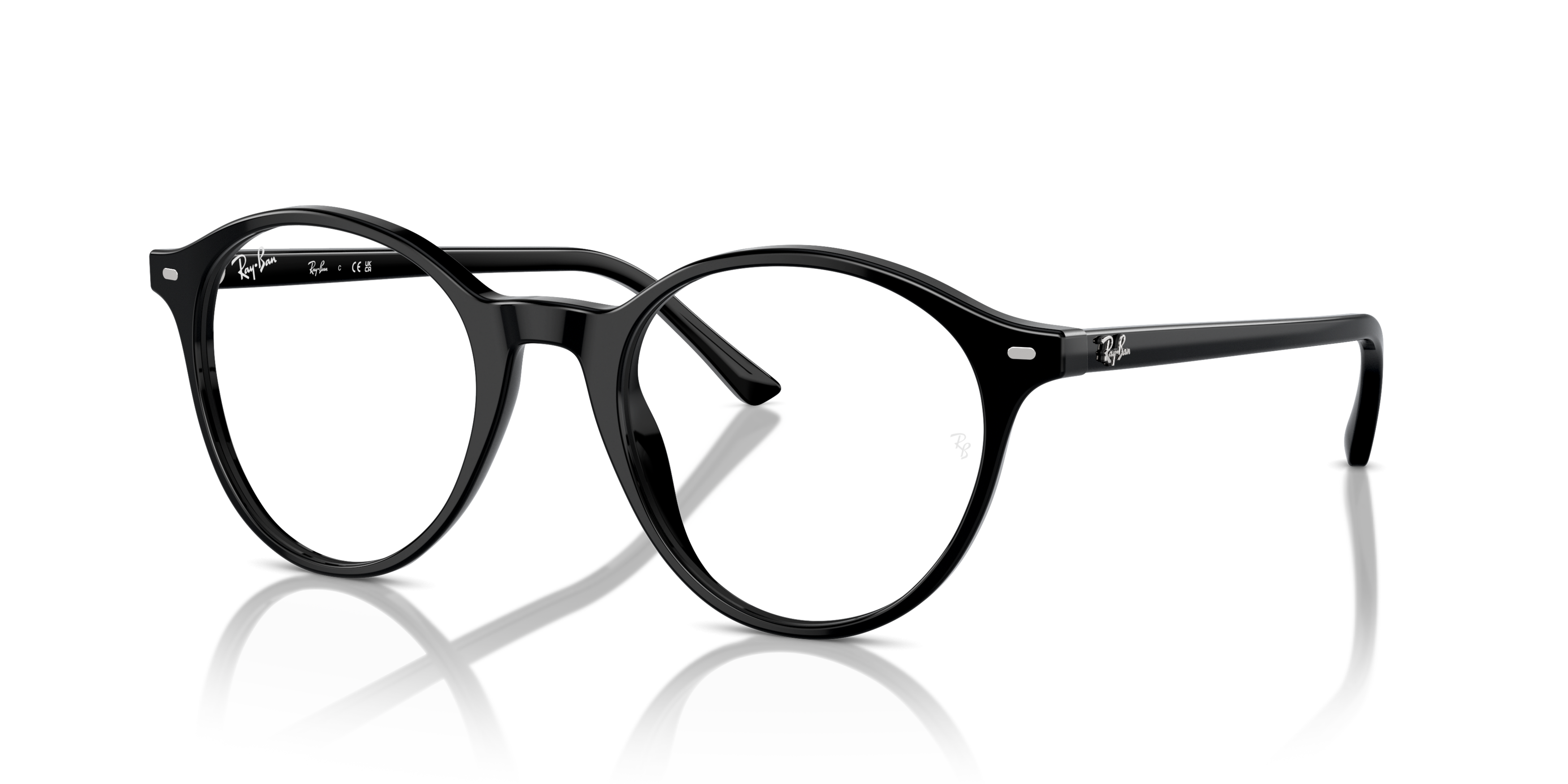 Angle_Left01 Ray-Ban RX 5430 Glasses Transparent / Black
