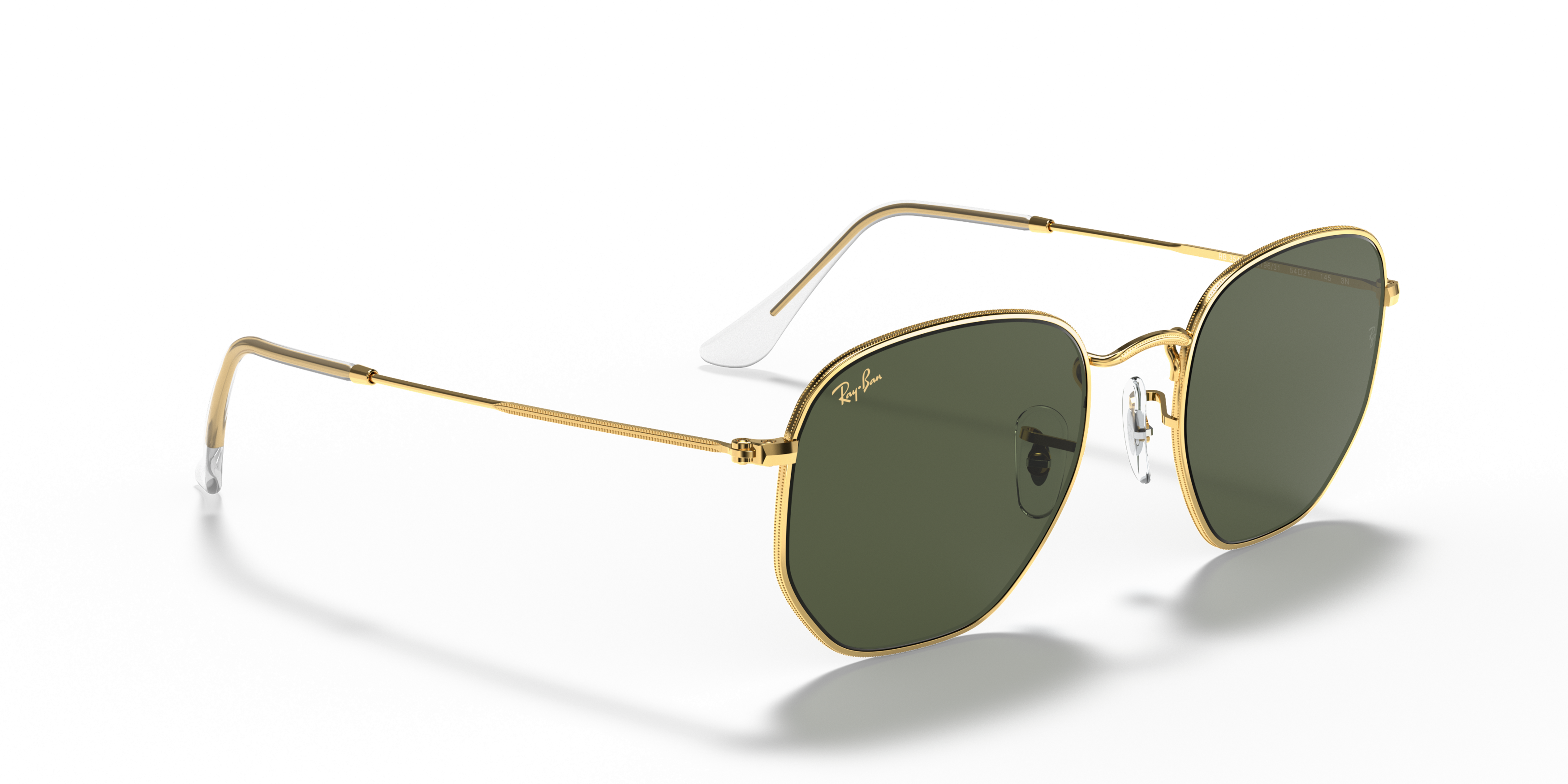 Angle_Right01 Ray-Ban RB3548 919631 Groen / Goud
