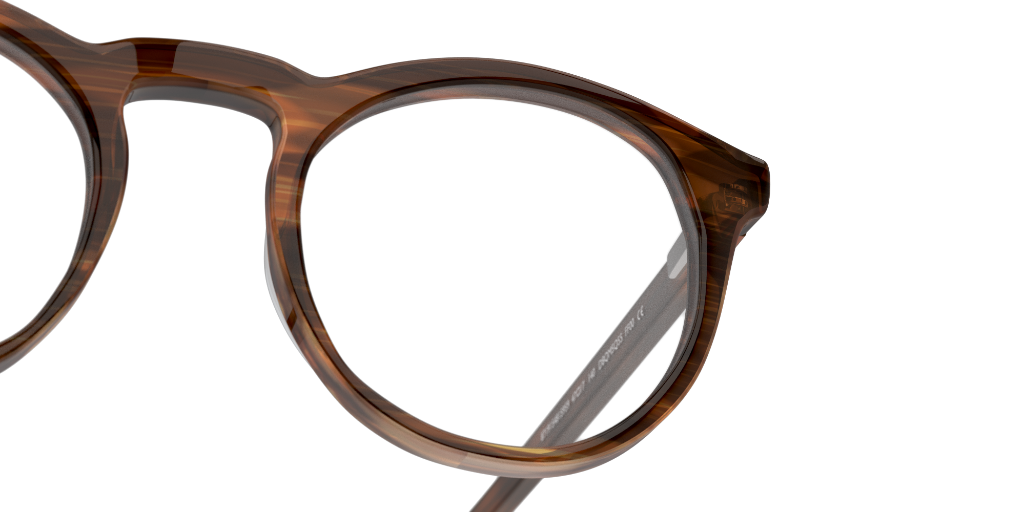 Detail01 DbyD Bio-Acetate DB OM5055 (FF00) Glasses Transparent / Havana