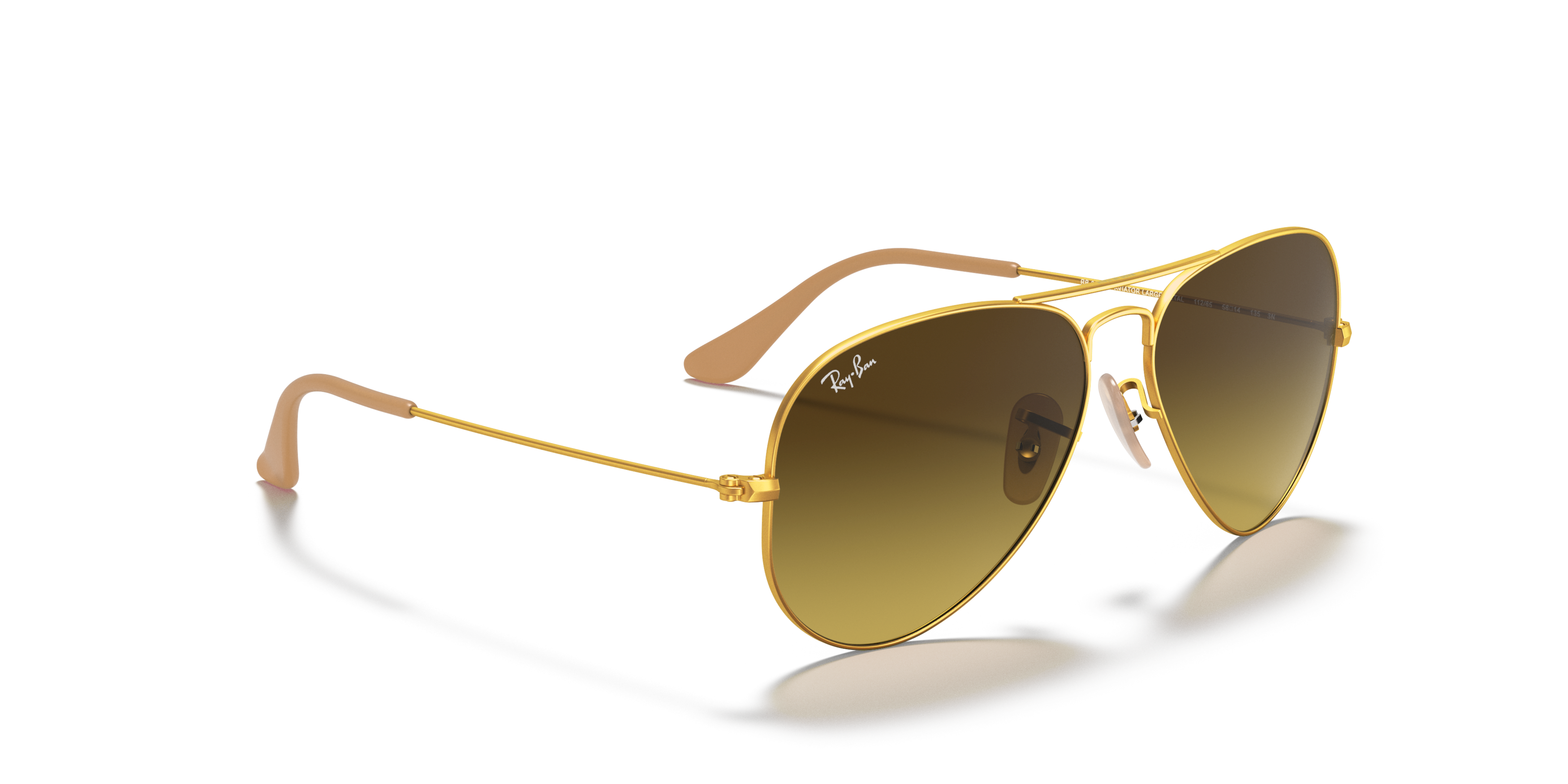Angle_Right01 Ray-Ban Aviator Large Metal RB3025 112/85 Bruin / Goud