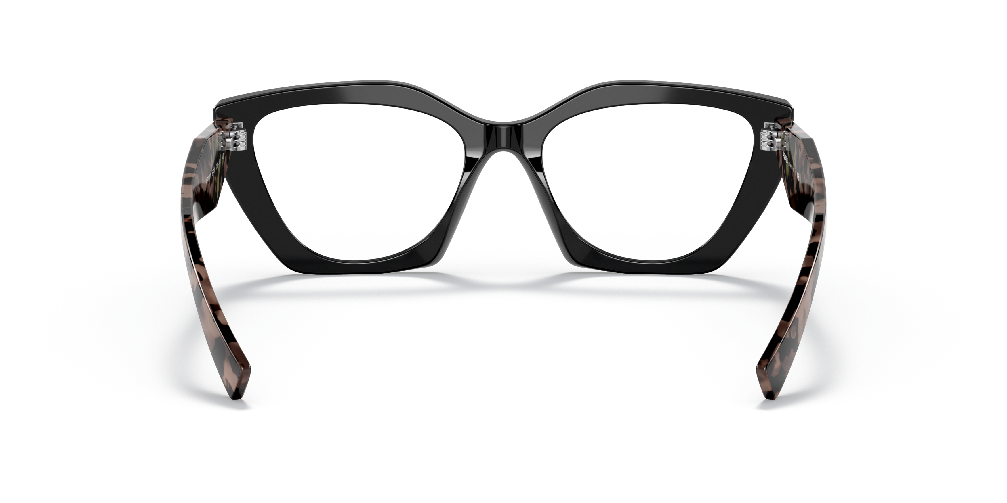 Detail02 Prada PR 09YV (21B1O1) Glasses Transparent / Black
