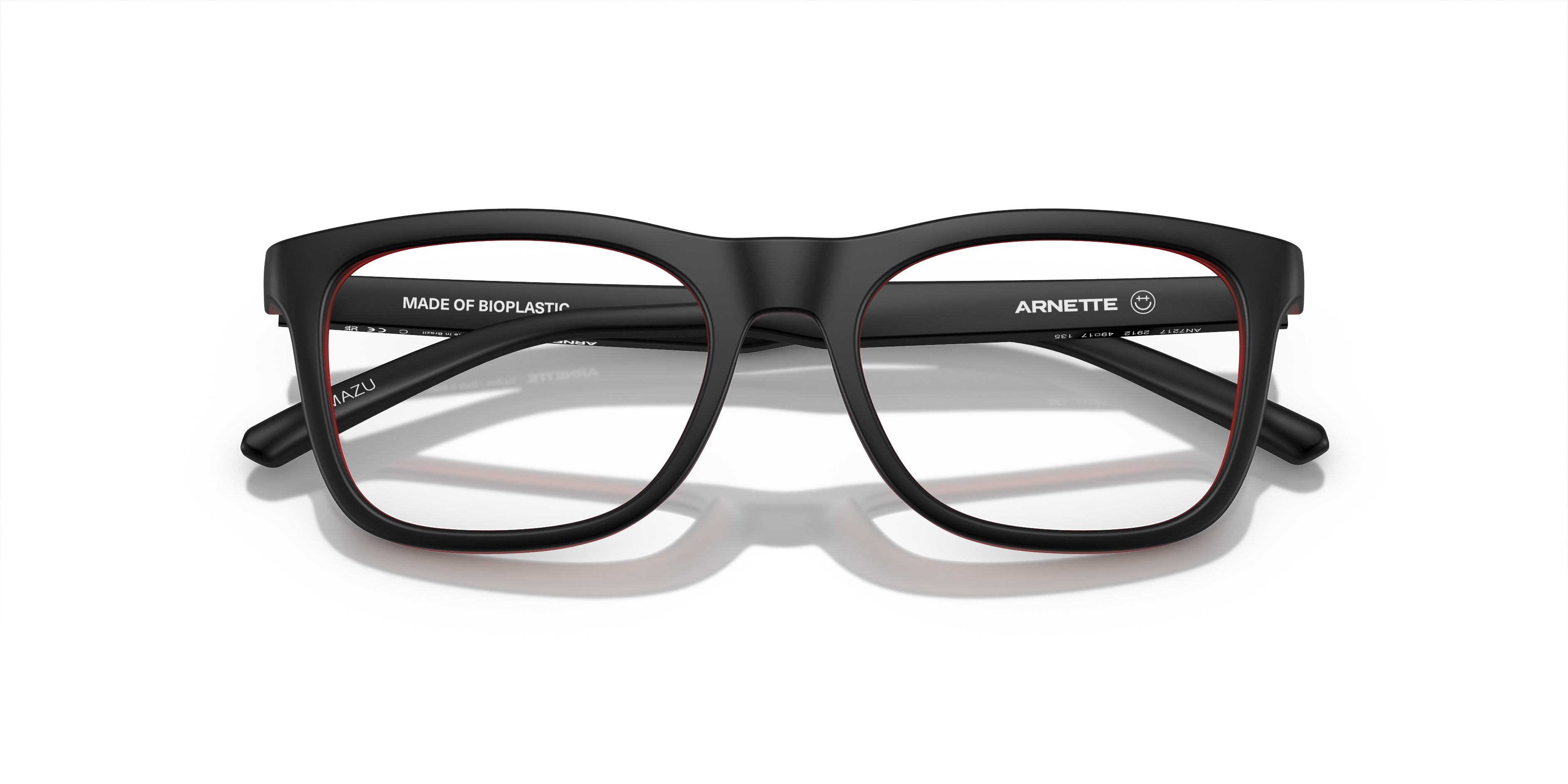 Folded Arnette AN 7217 Children's Glasses Transparent / Black