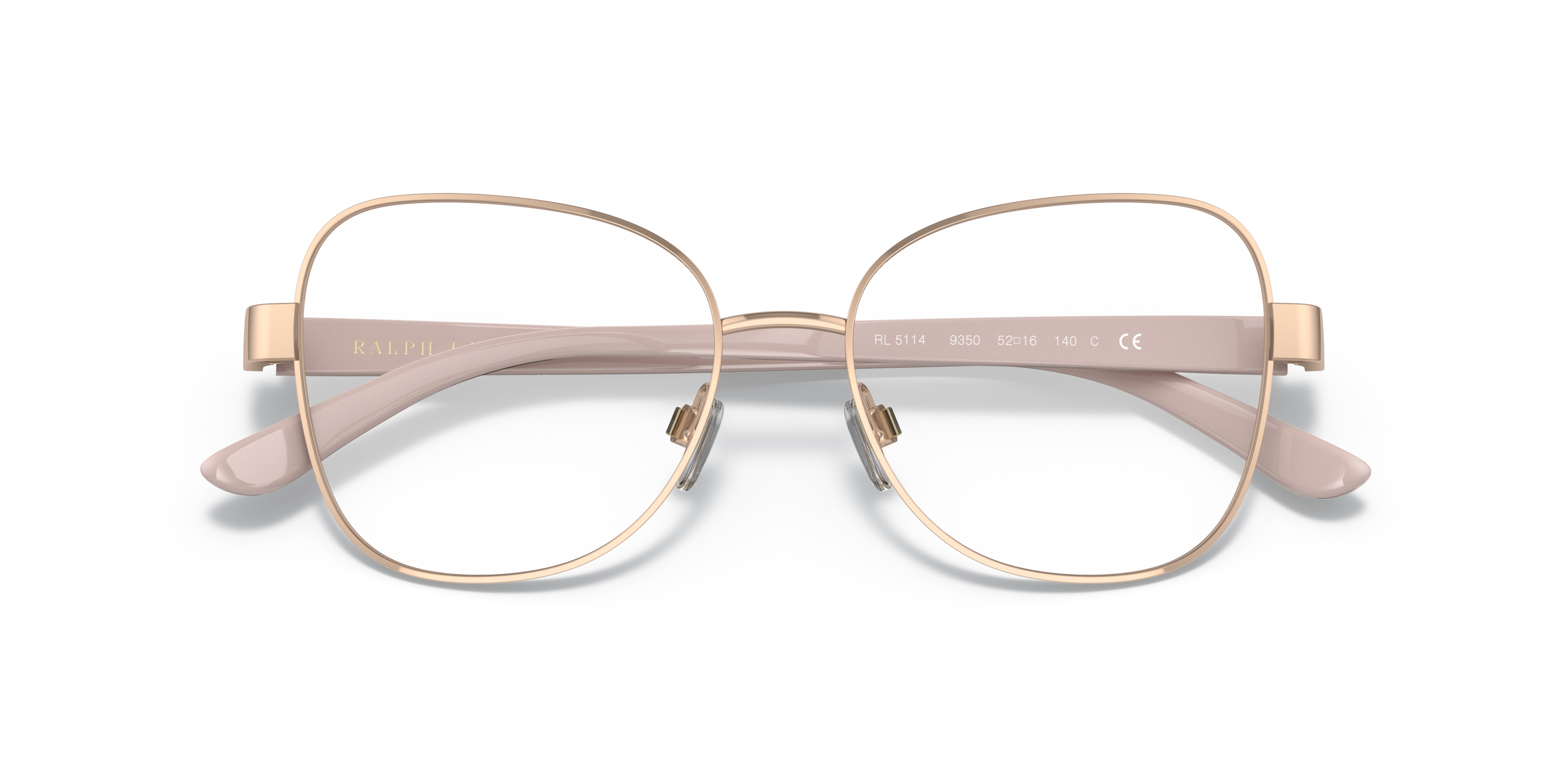 Folded Ralph Lauren RL 5114 Glasses Transparent / Pink