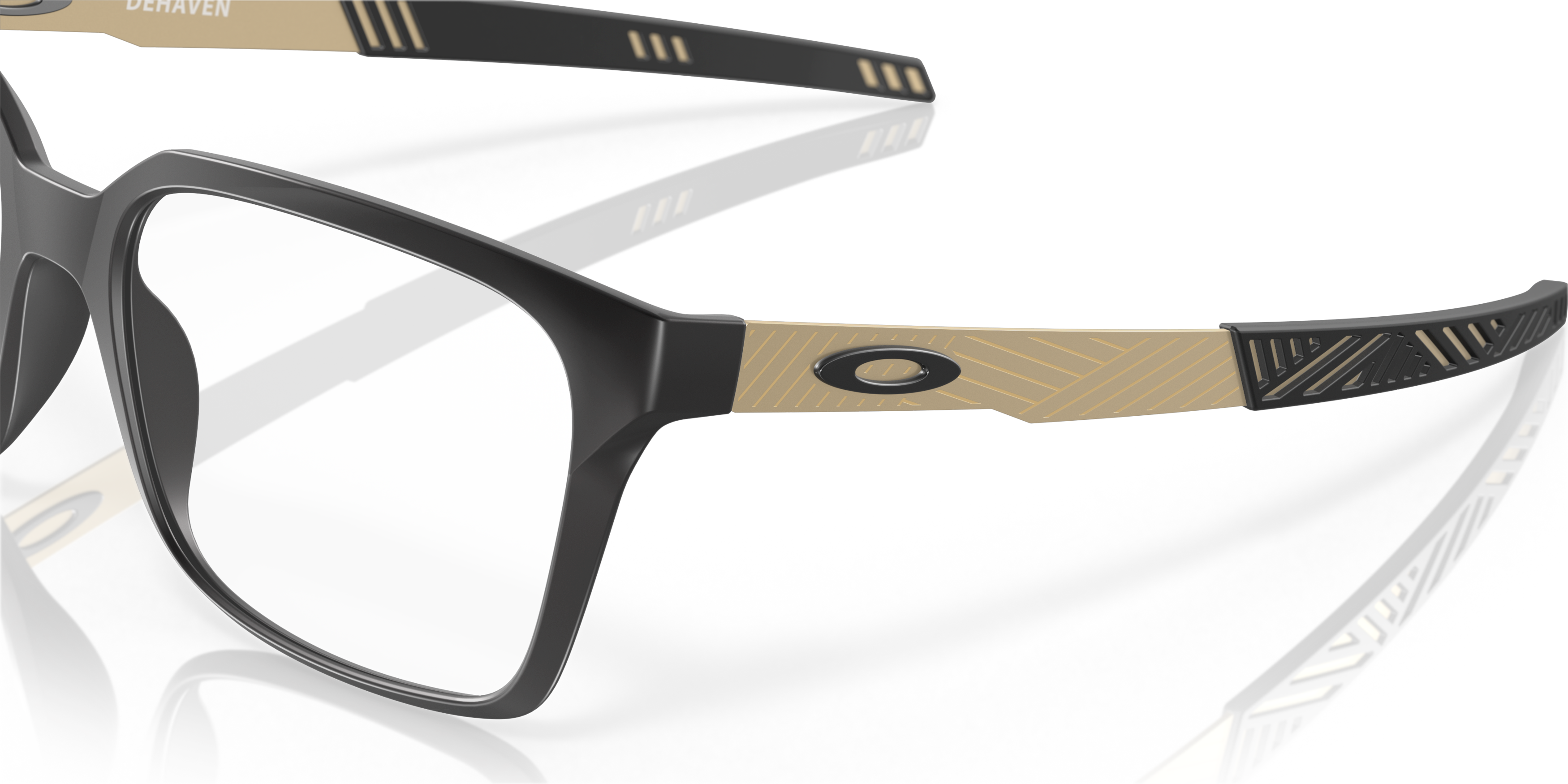 Detail01 Oakley Dehaven OX 8054 Glasses Transparent / Black