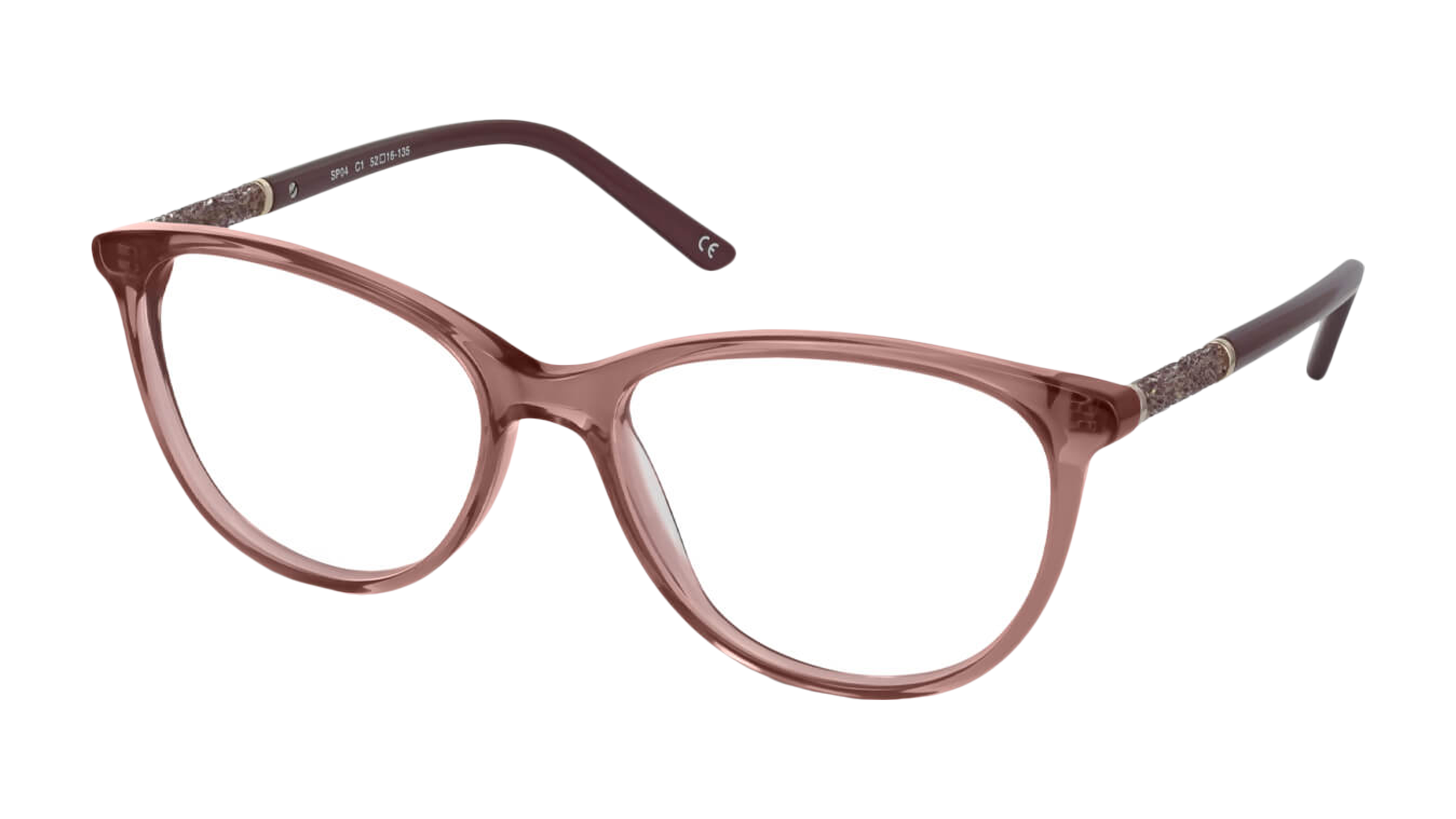 Angle_Left01 Palazzo SP04 (C1) Glasses Transparent / Pink
