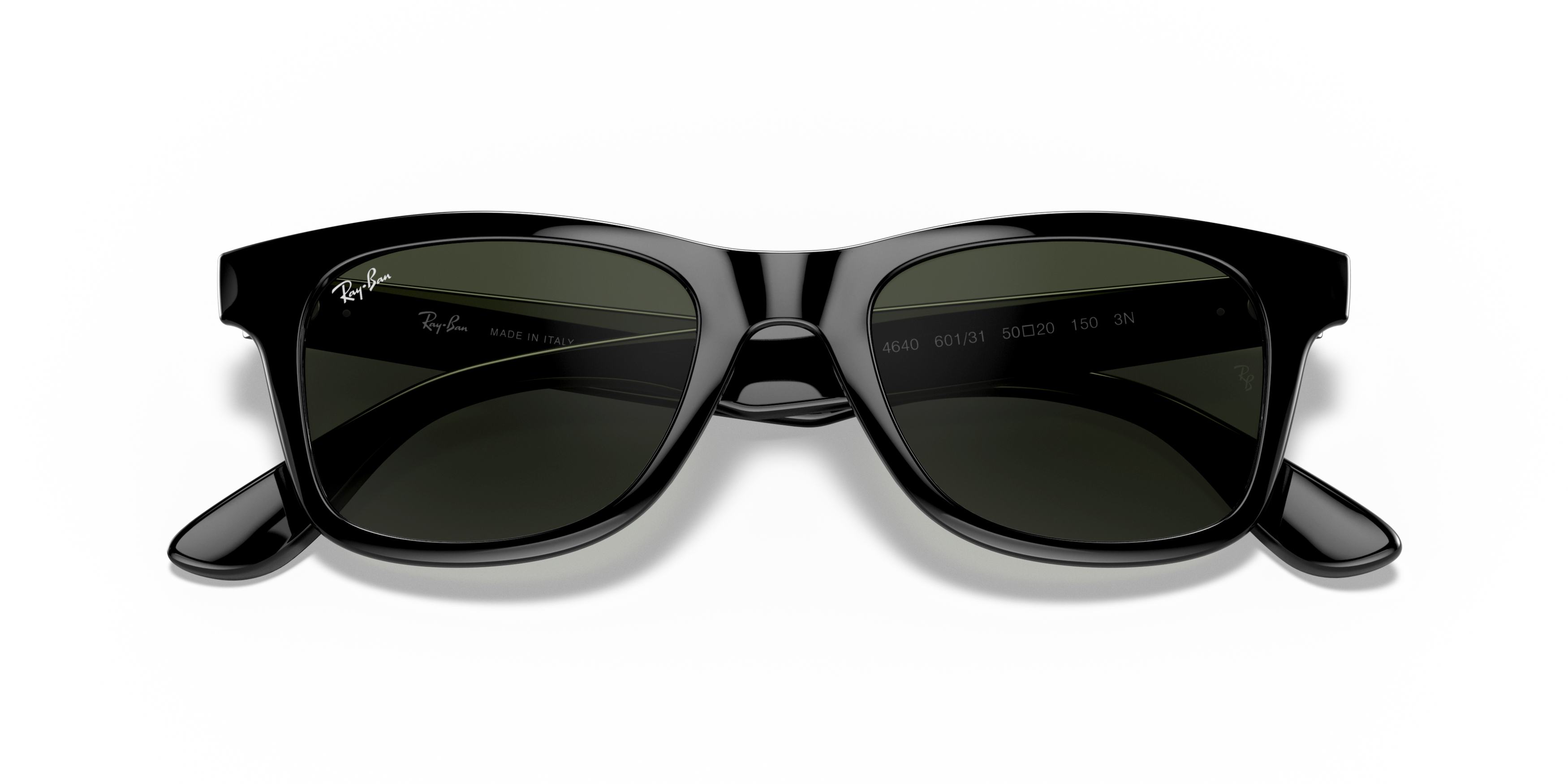 Folded Ray-Ban RB 4640 (601/31) Sunglasses Green / Black