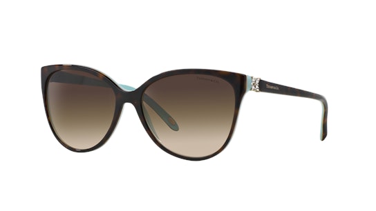 Tiffany & Co TF 4089B (81343B) Sunglasses Brown / Tortoise Shell