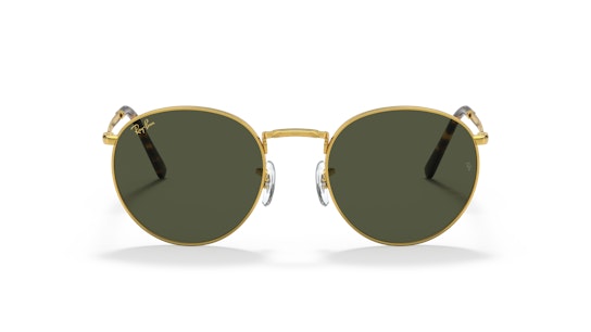 Ray-Ban New Round RB3637 919631 Groen / Goud