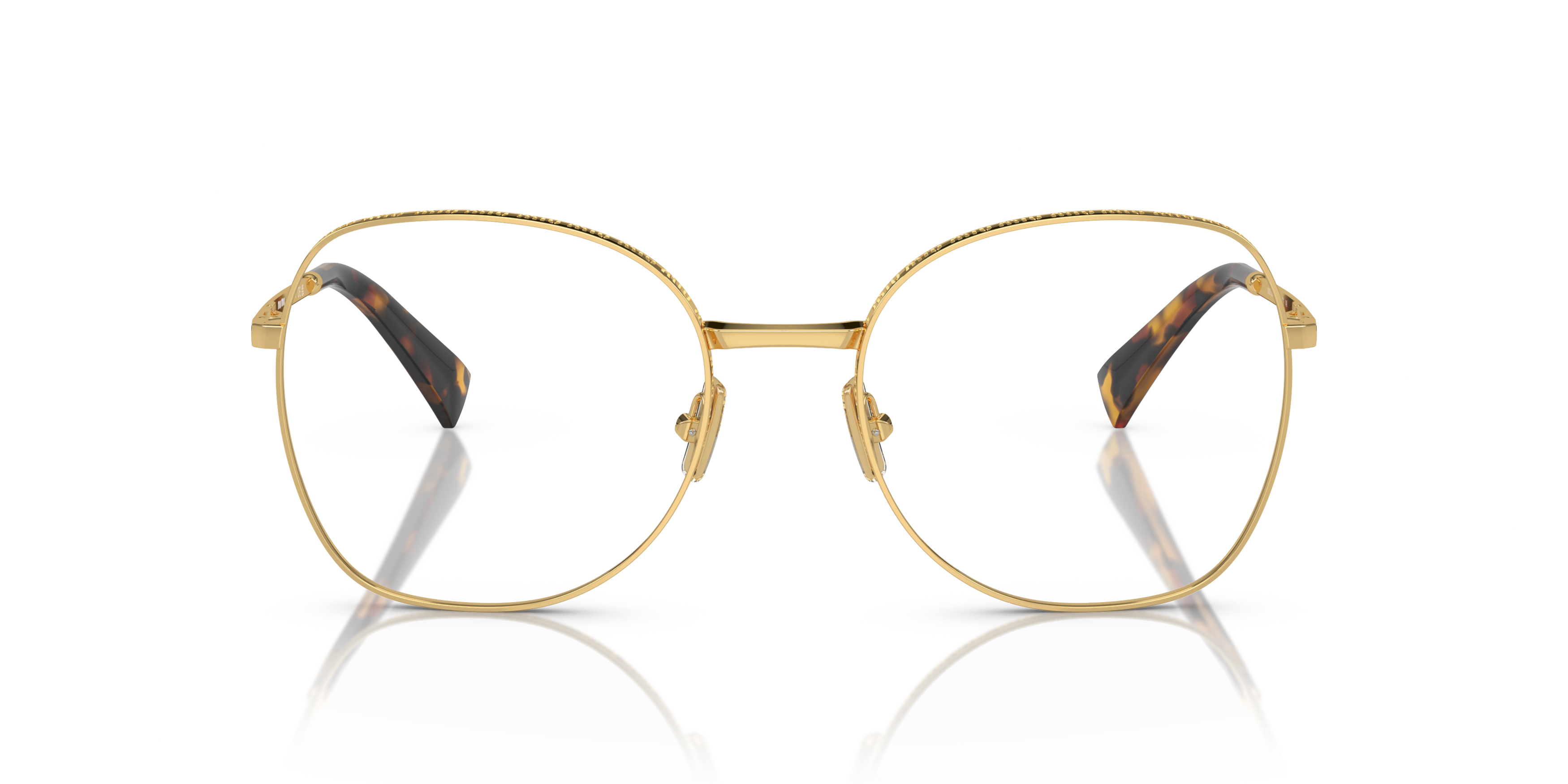Front Miu Miu MU 52VV Glasses Transparent / Gold