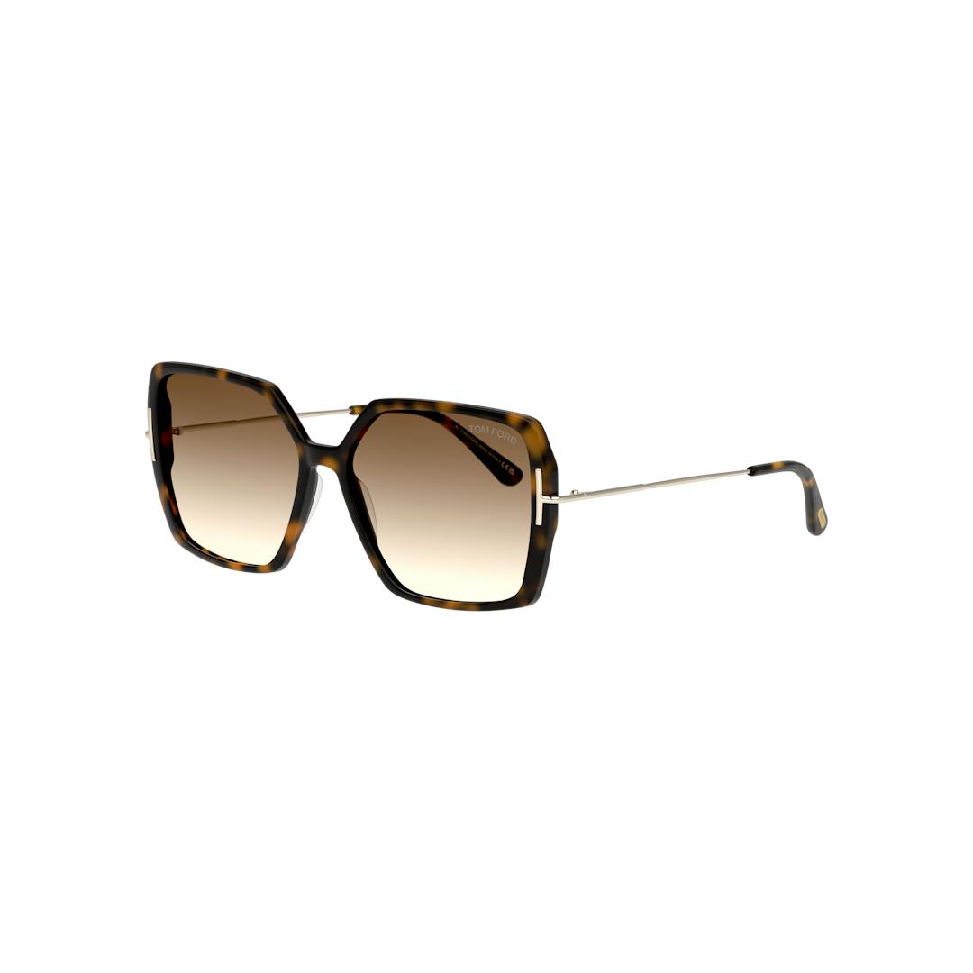 Tom Ford FT1039 Lunettes de Soleil Femme - Carrée Marron - Possibilité de verres correcteurs - Adapt