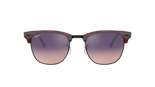 Ray-Ban Clubmaster Color Mix RB3016 12753B Paars / Rood