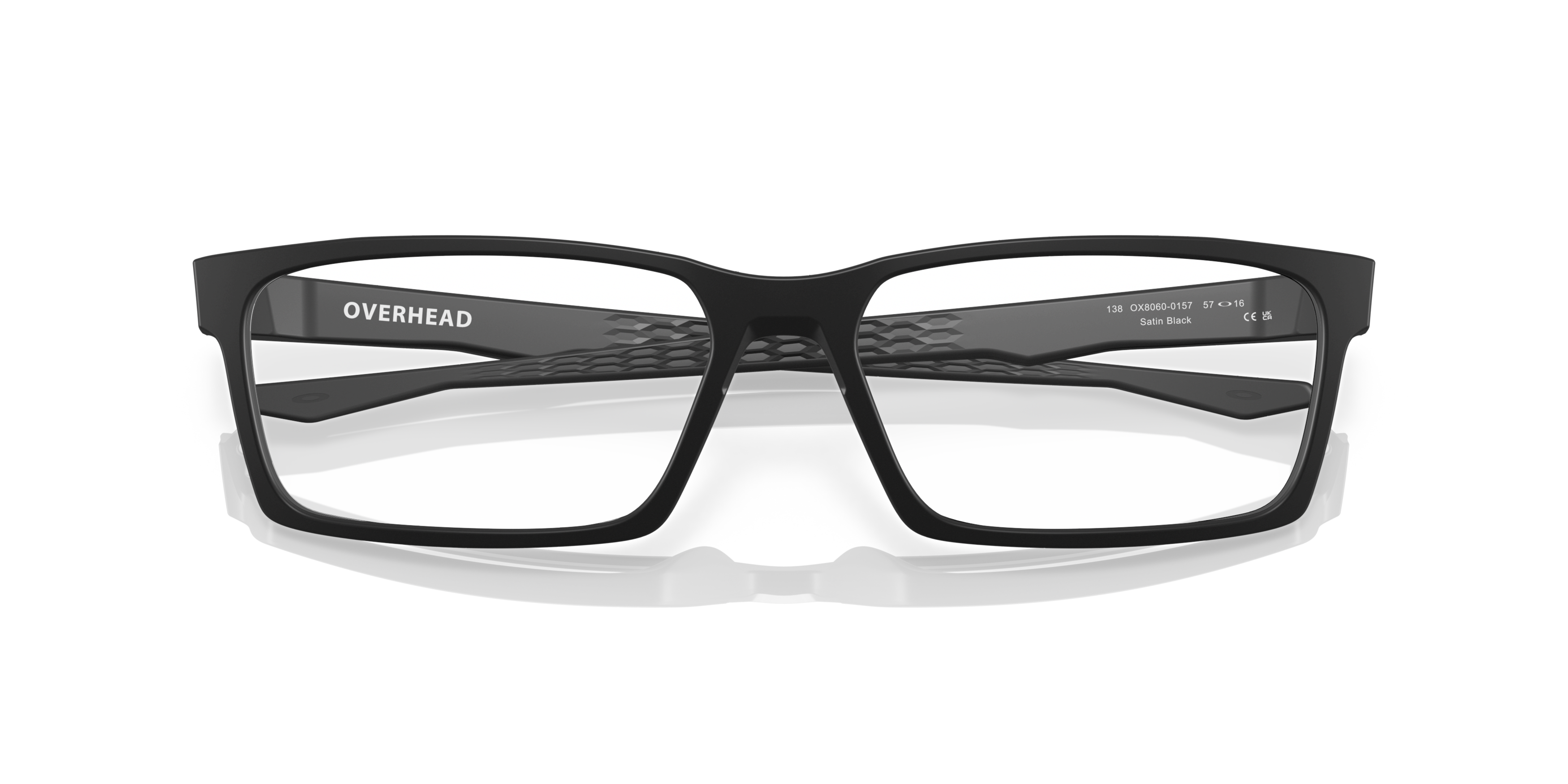 Folded Oakley OVERHEAD OX 8060 (806001) Glasses Transparent / Black
