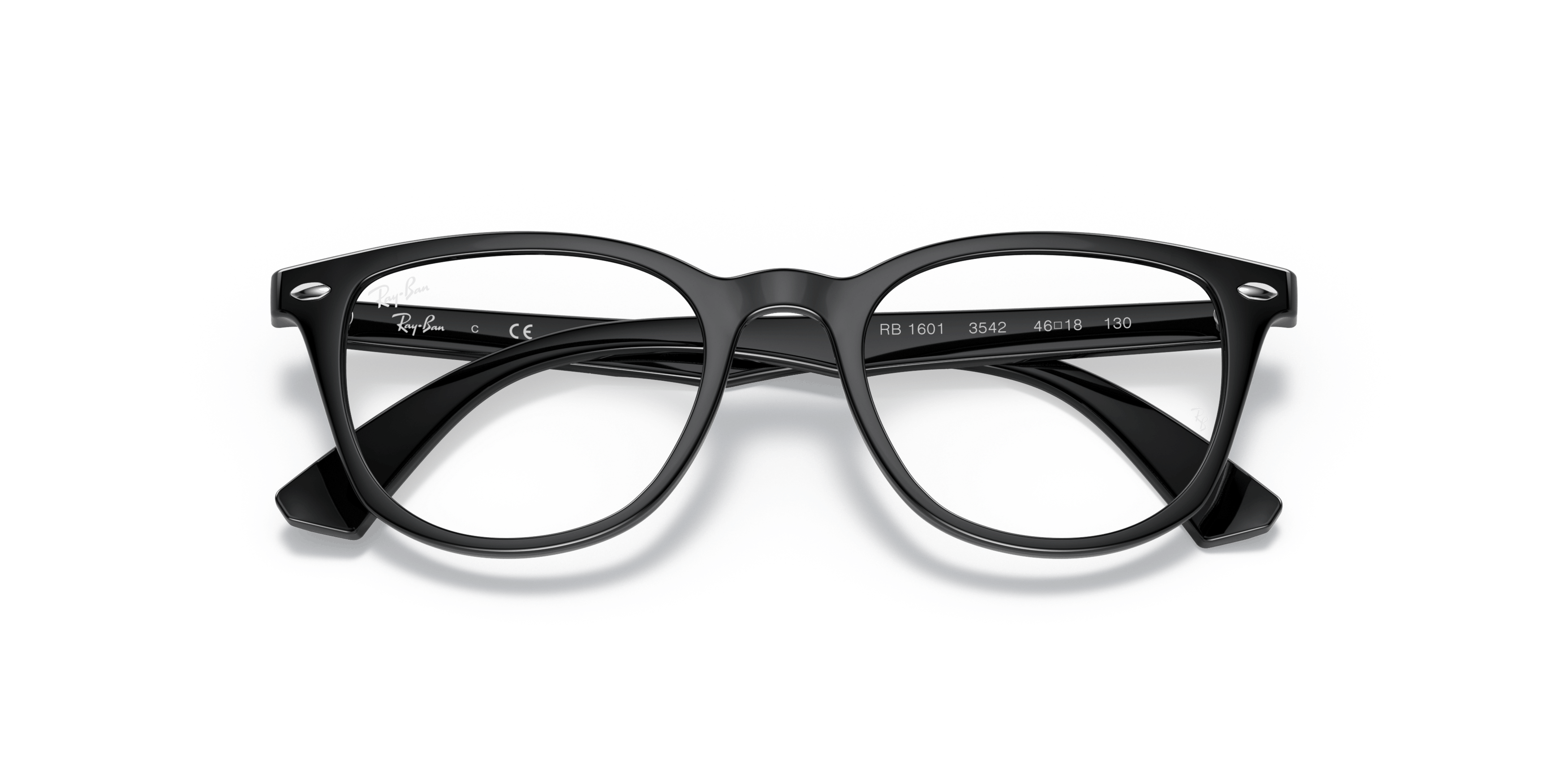 Folded Ray-Ban Kids RY1601 3542 Zwart