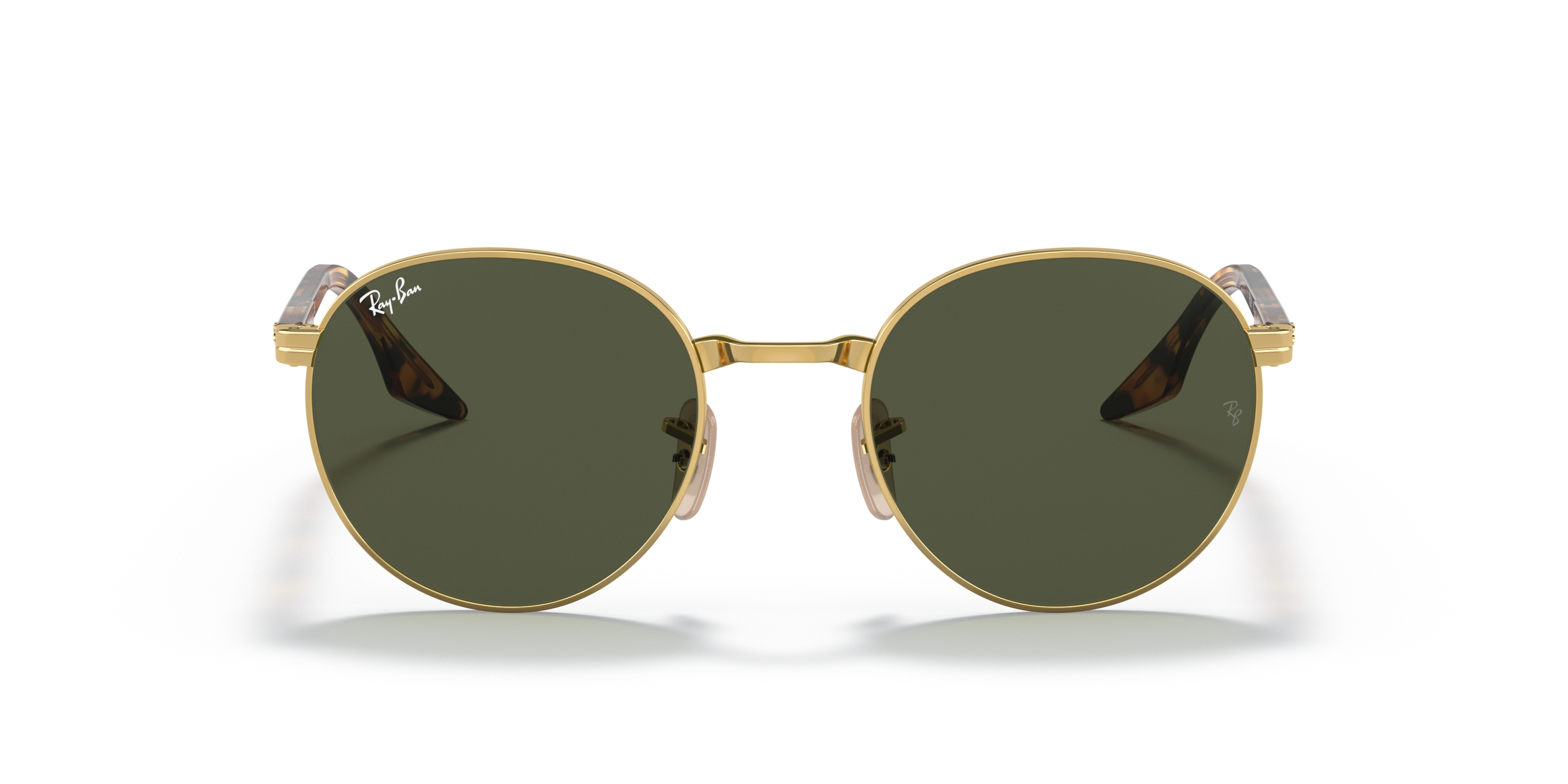Front Ray-Ban RB3691 001/31 Groen / Goud
