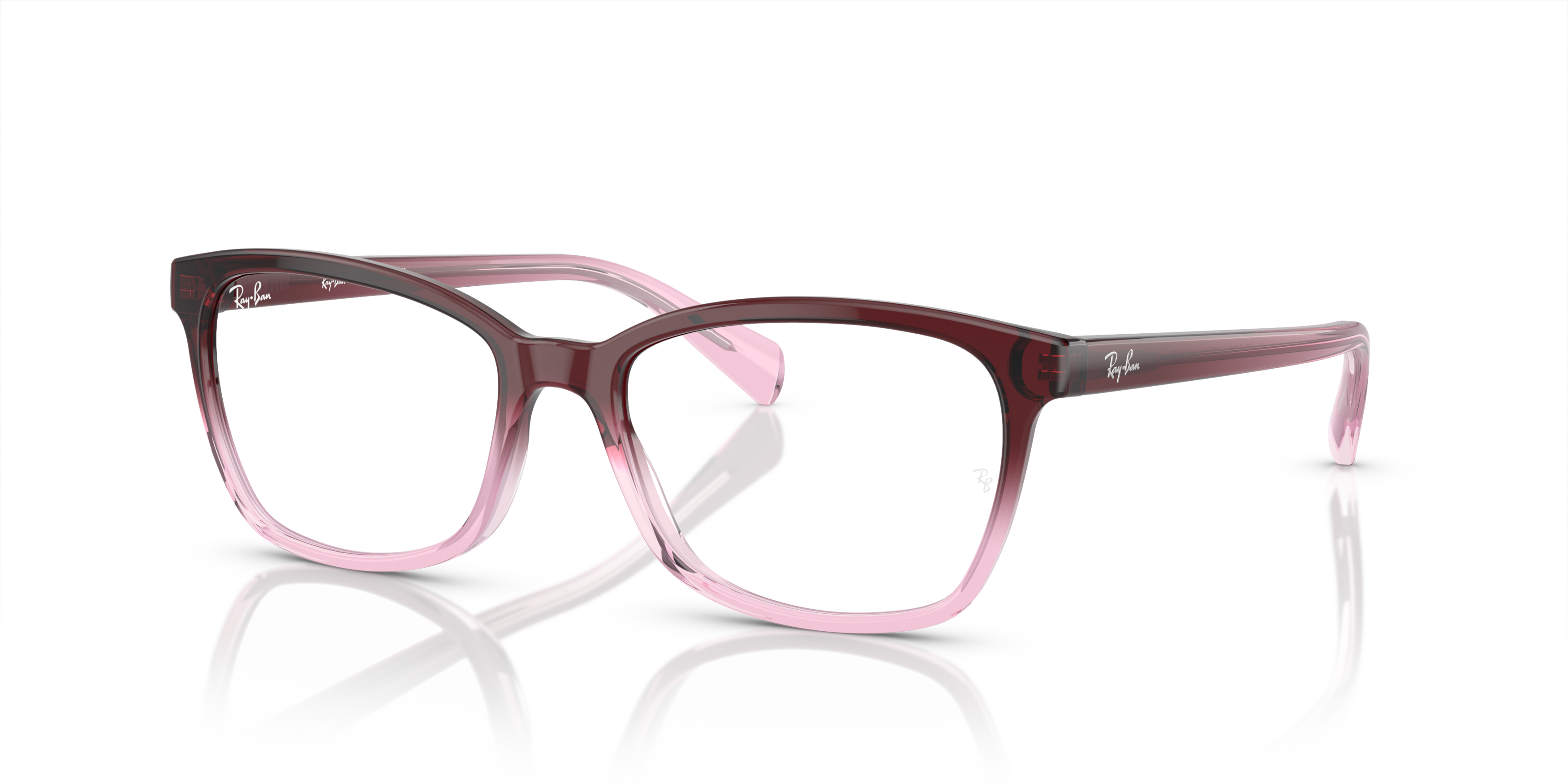 Angle_Left01 Ray-Ban RX 5362 Glasses Transparent / Purple