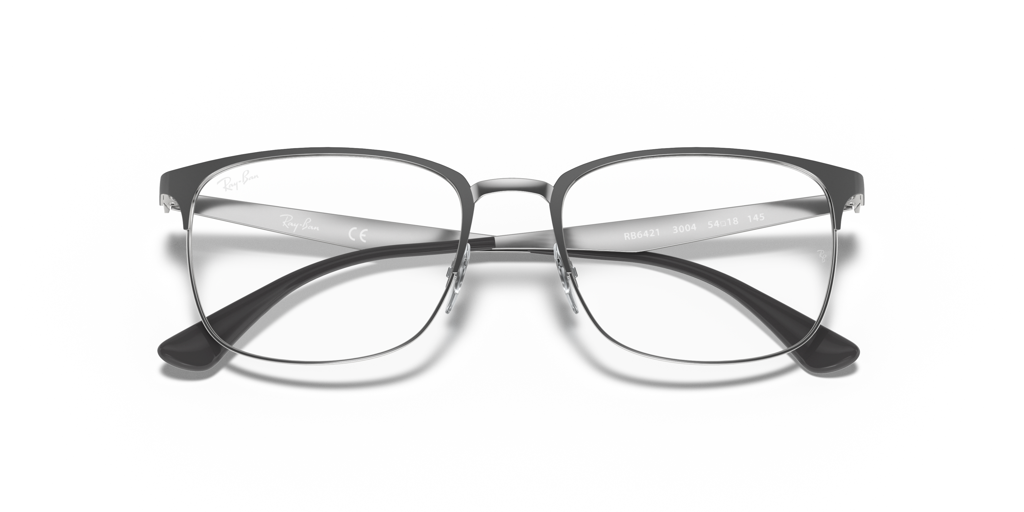 Folded Ray-Ban RX 6421 (2997) Glasses Transparent / Black