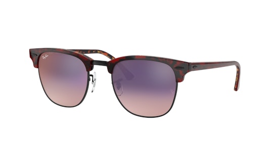 Ray-Ban Clubmaster Color Mix RB3016 12753B Paars / Rood