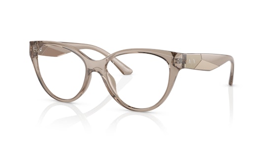 Armani Exchange AX 3096 Glasses Transparent / Transparent, Brown