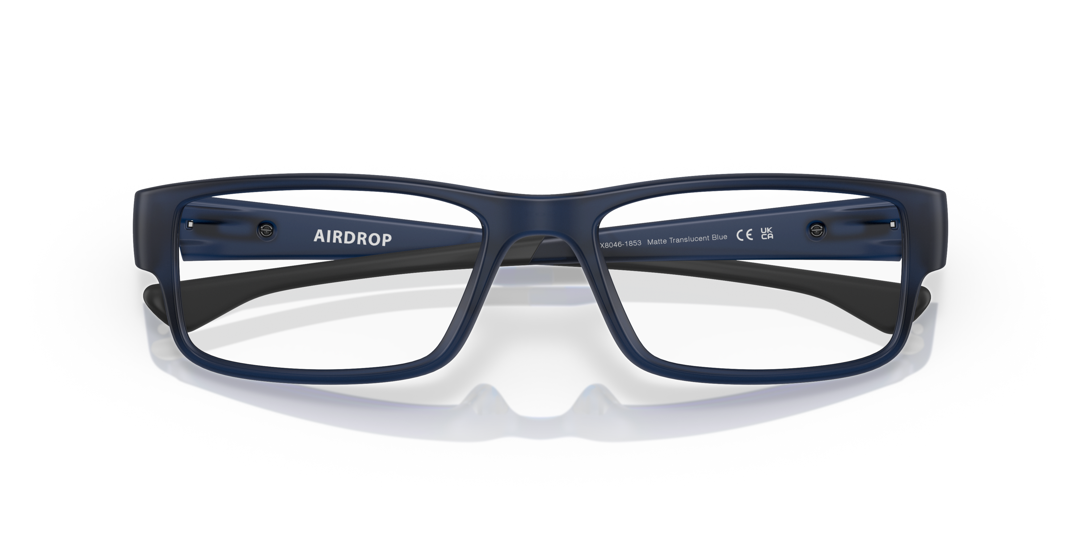 Folded Oakley Airdrop OX 8046 Glasses Transparent / Blue