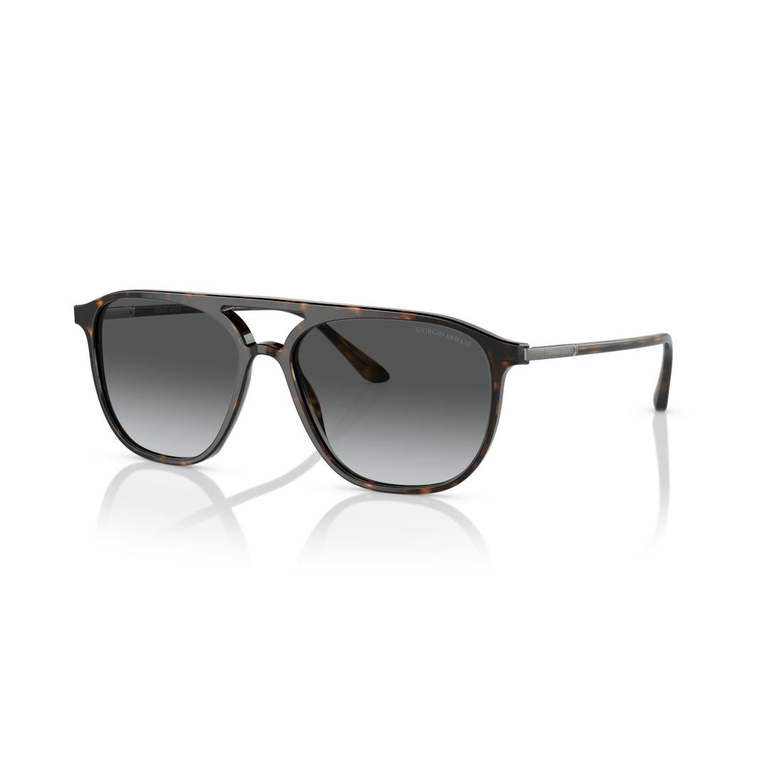 Giorgio Armani AR8179 Lunettes de Soleil Homme - Pilote Marron - Verres Polarisés - Possibilité de v
