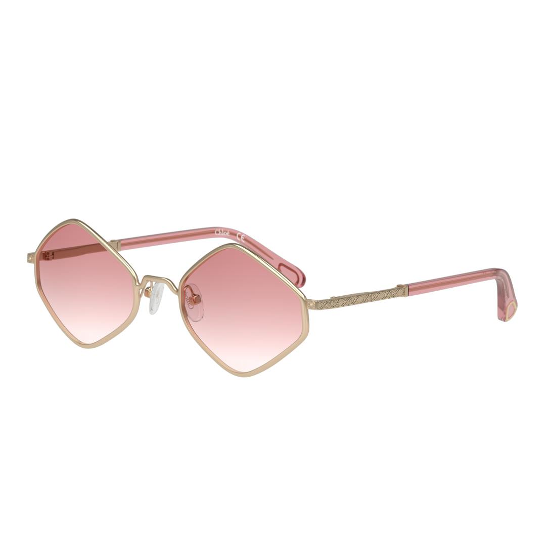 Chloe CE3107S Lunettes de Soleil Enfant - Hexagonale Rose Doré