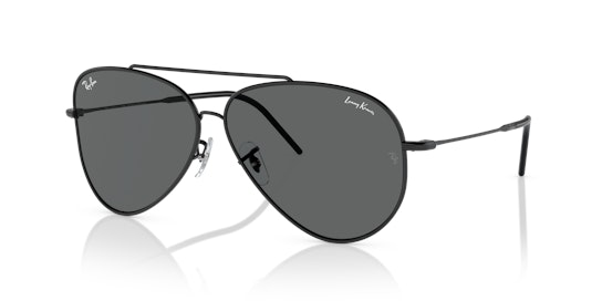 Ray-Ban Aviator Reverse RBR 0101S Sunglasses Grey / Black