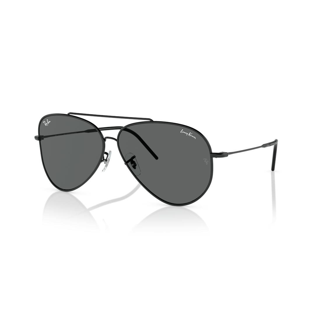 Ray-Ban Lenny Kravitz X Aviator Reverse 0RBR0101S Solbriller - Pilot Sort