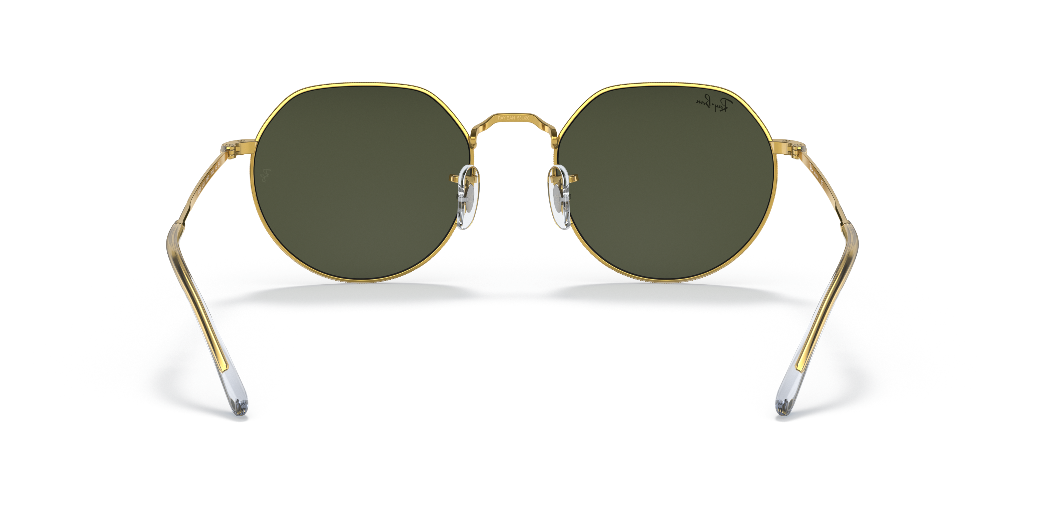 Detail02 Ray-Ban Jack RB 3565 (919631) Sunglasses Green / Gold