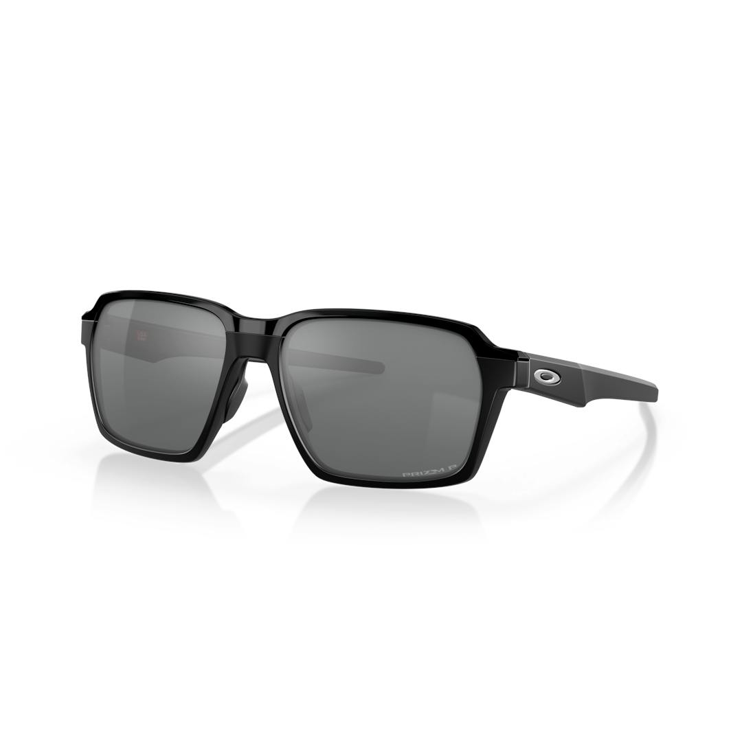 Oakley OO4143 Lunettes de Soleil Homme - Rectangle Noir - Verres Polarisés - Possibilité de verres c