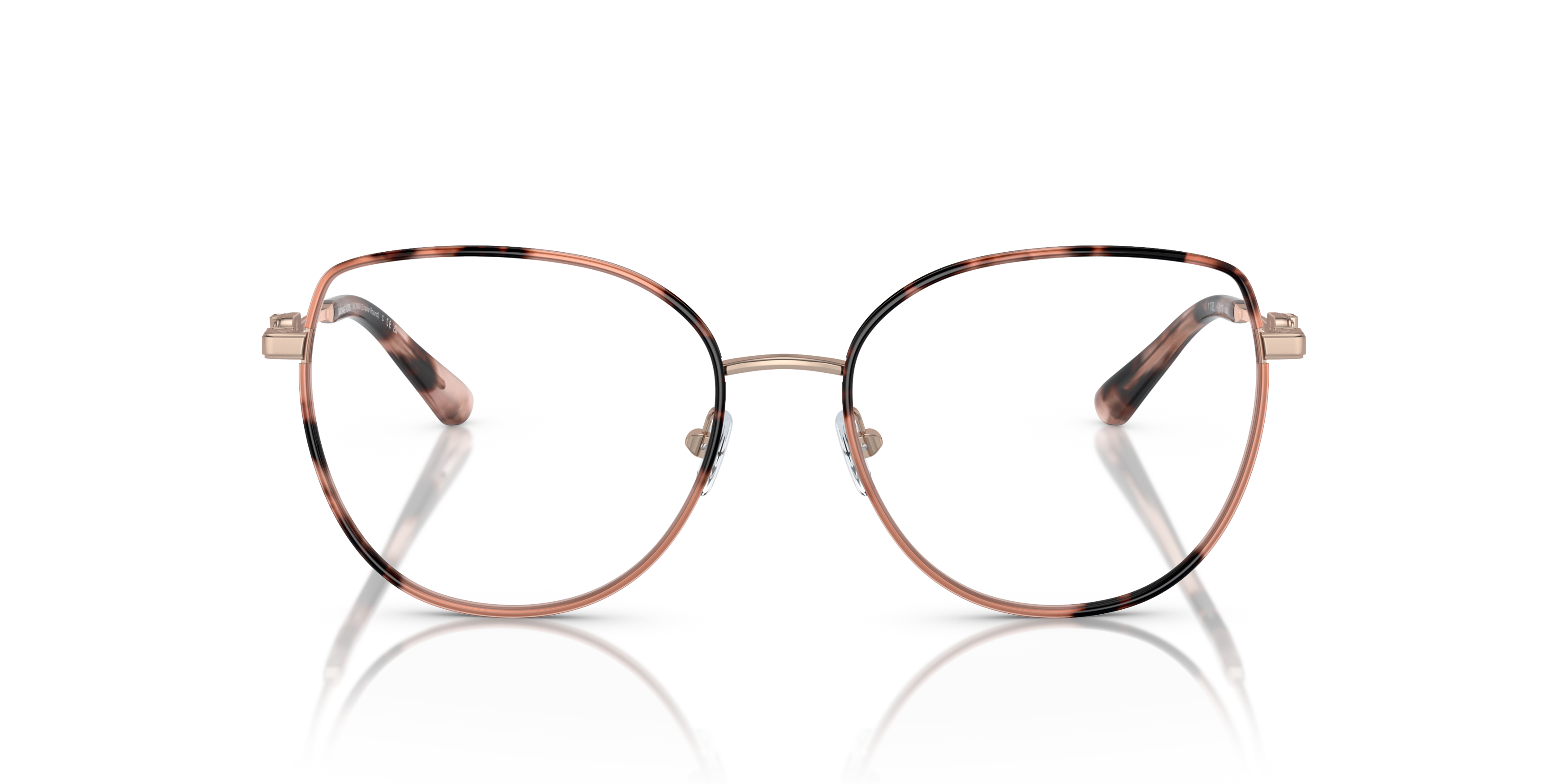 Front Michael Kors EMPIRE ROUND MK 3066J (1108) Glasses Transparent / Gold