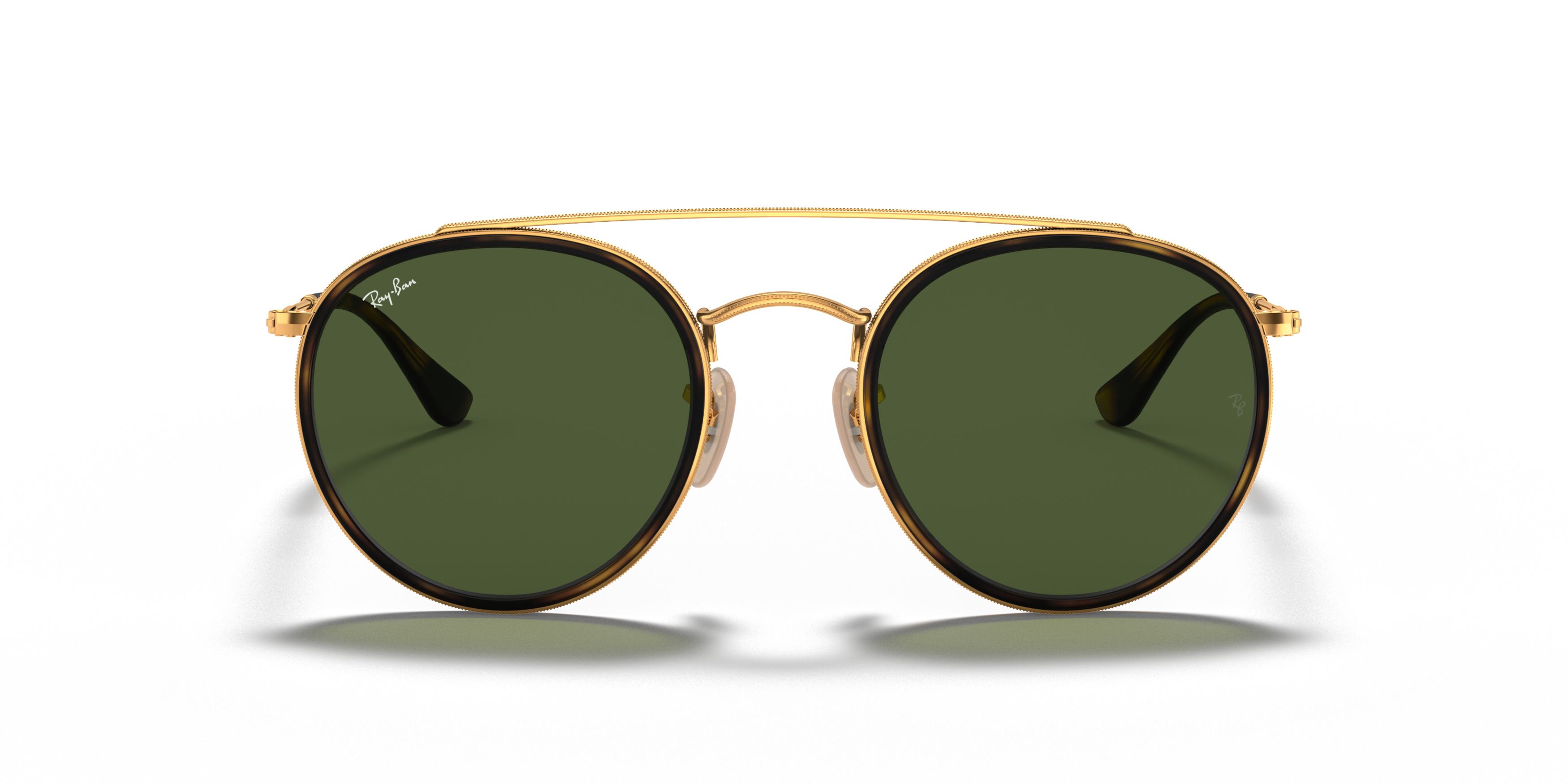 Front Ray Ban 0RB3647N 001 Verde / Oro