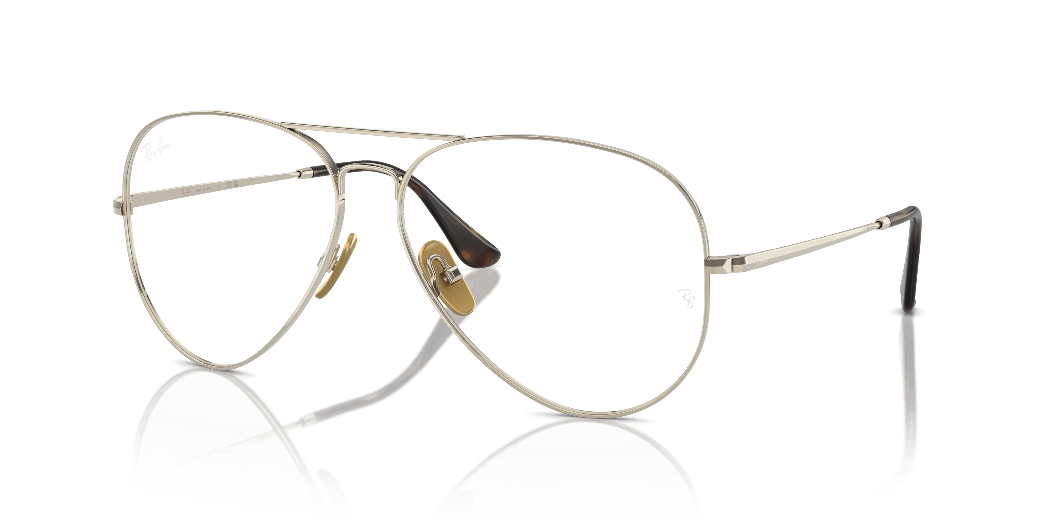 Angle_Left01, RAY-BAN Aviator Titanium Optics RX8789 1246