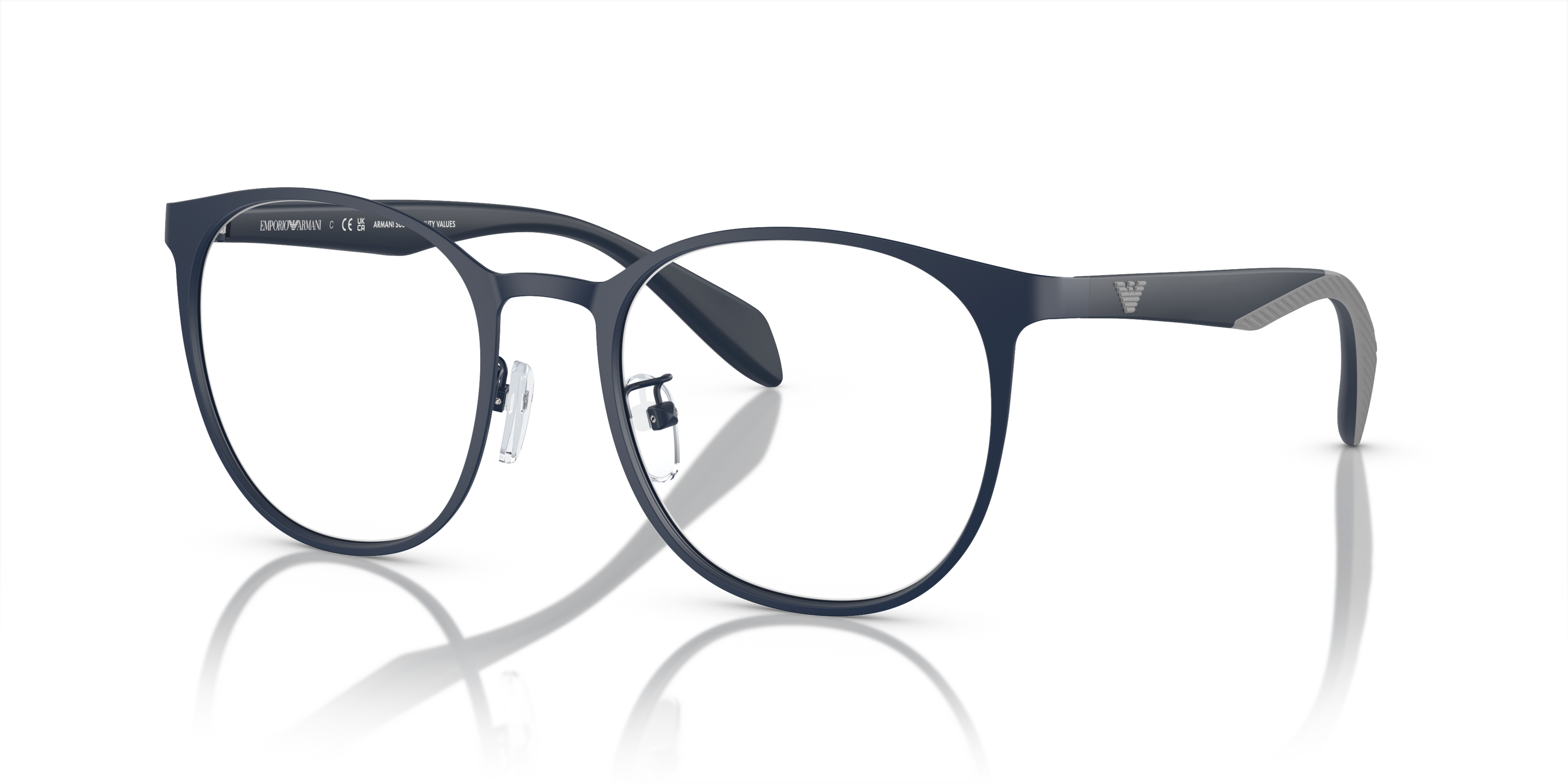 Angle_Left01 Emporio Armani EA 1148 Glasses Transparent / Black