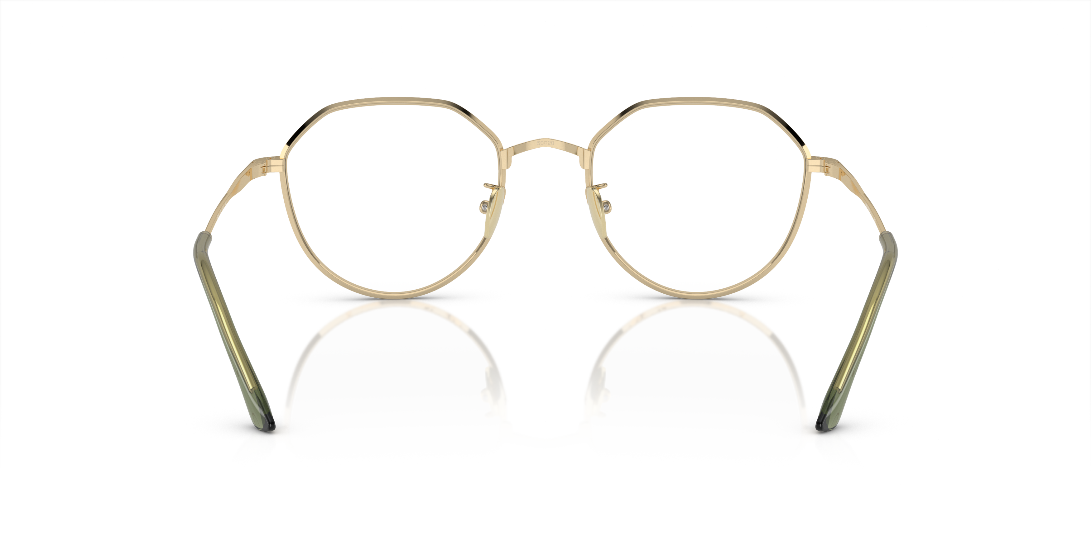 Detail02 Giorgio Armani AR 5142 Glasses Transparent / Gold